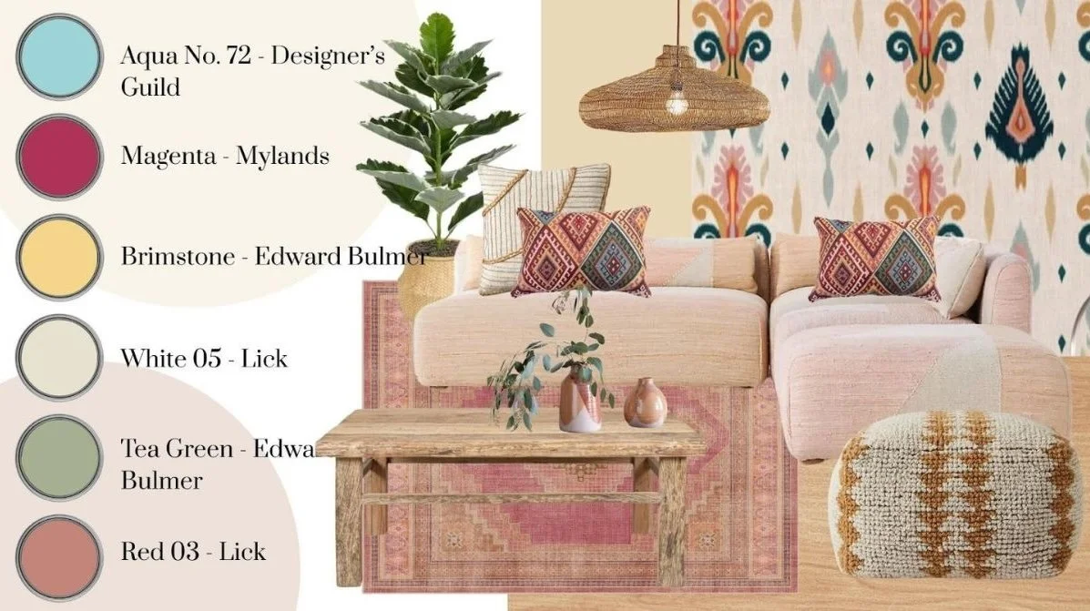 Bohemian interior design style