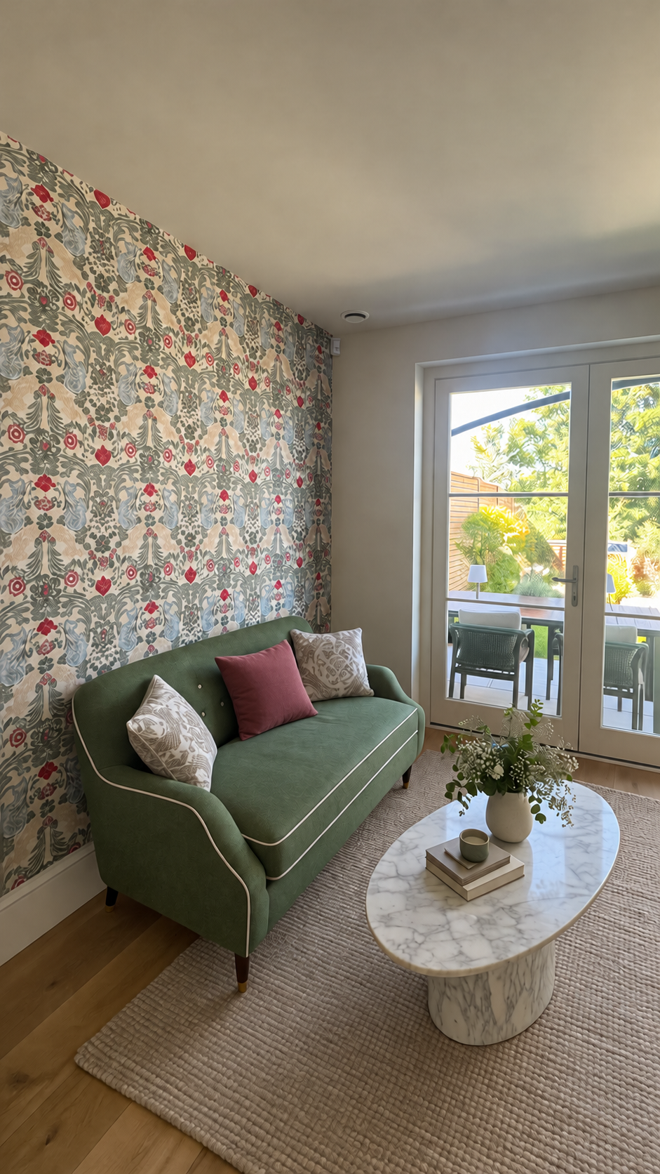 Open-plan kitchen, dining and living space designed for family life and entertaining in Bath