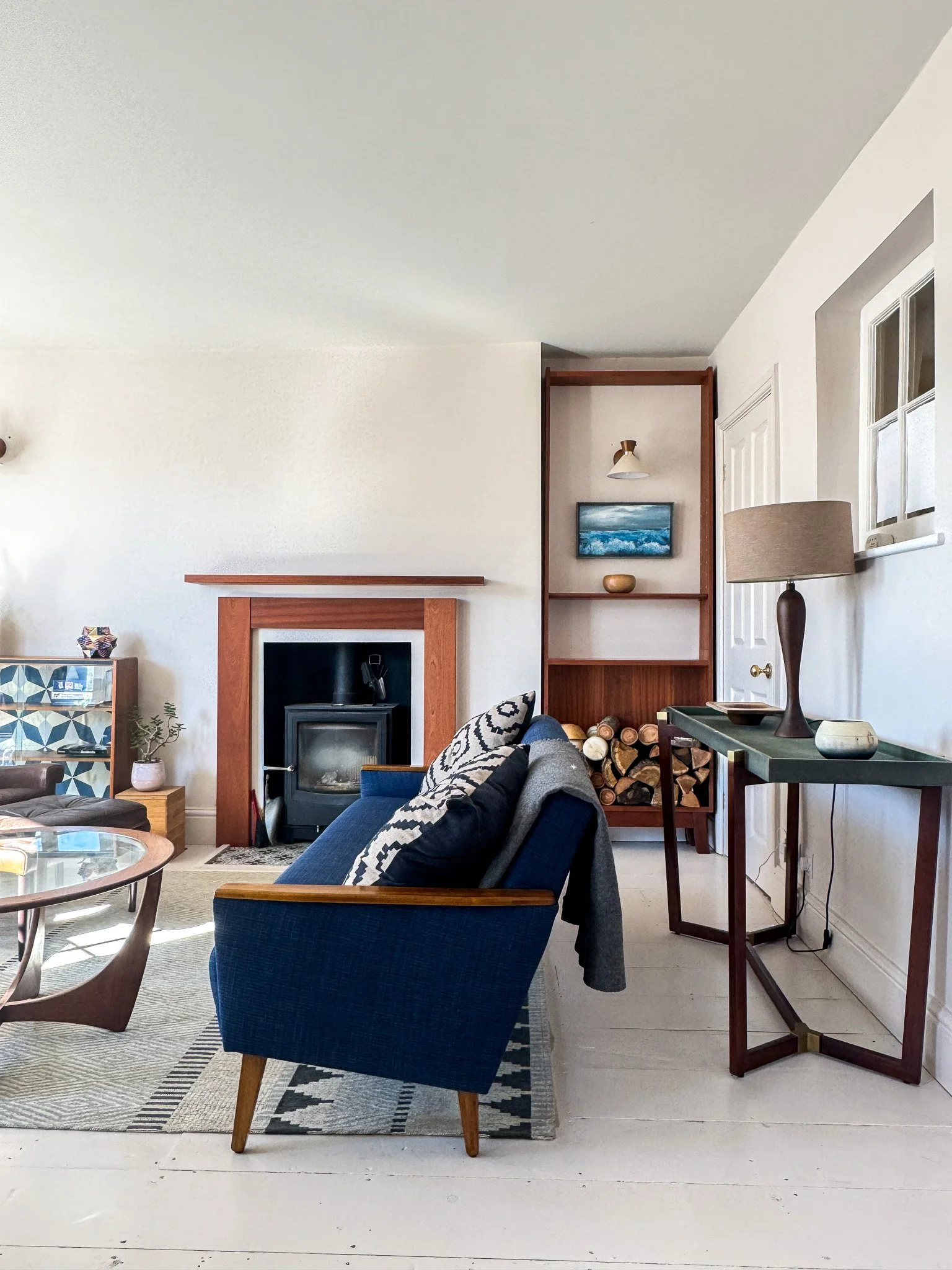 Mid-century modern interior design in a period property in Bristol