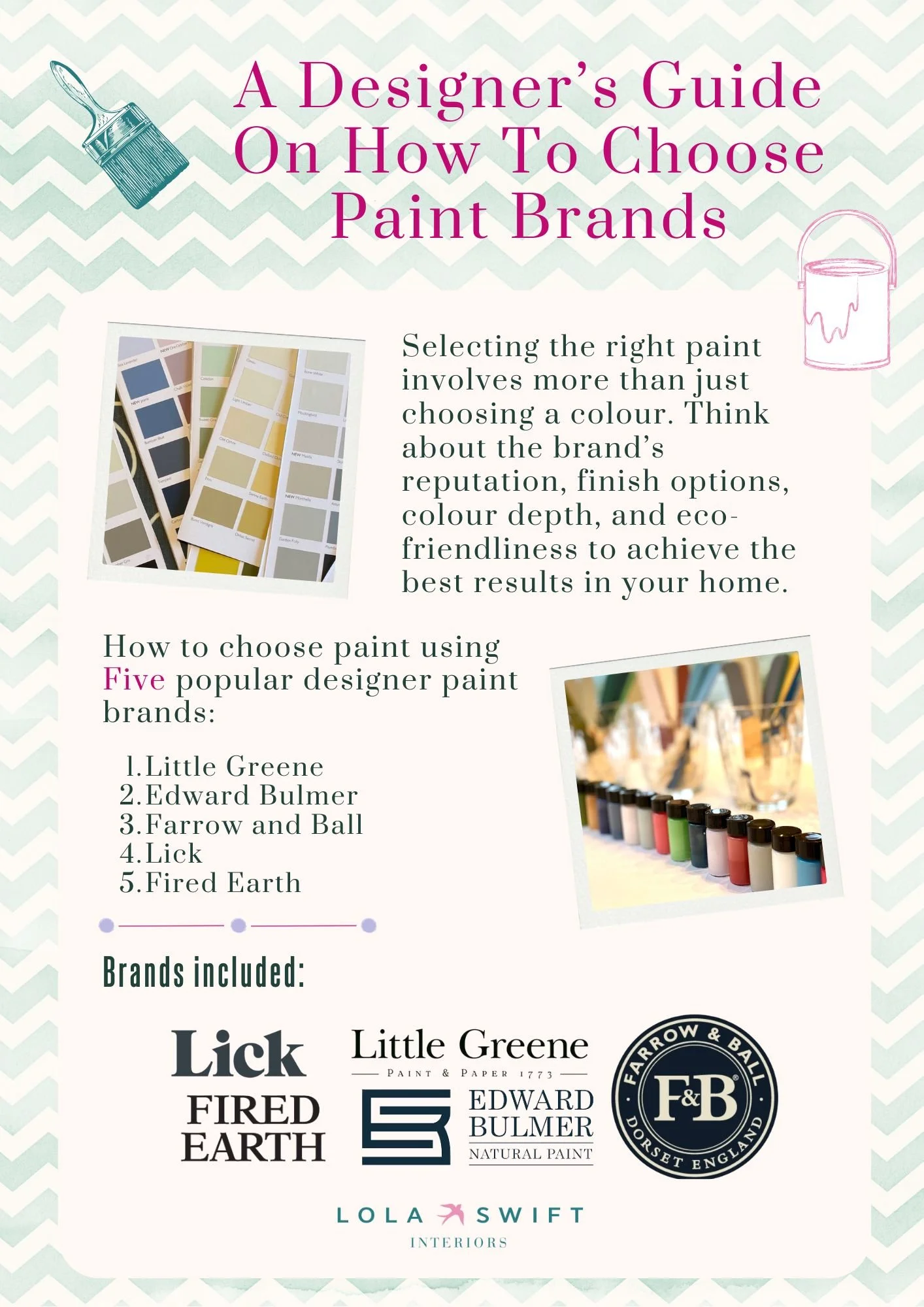 A designer’s guide on how to choose paint brands