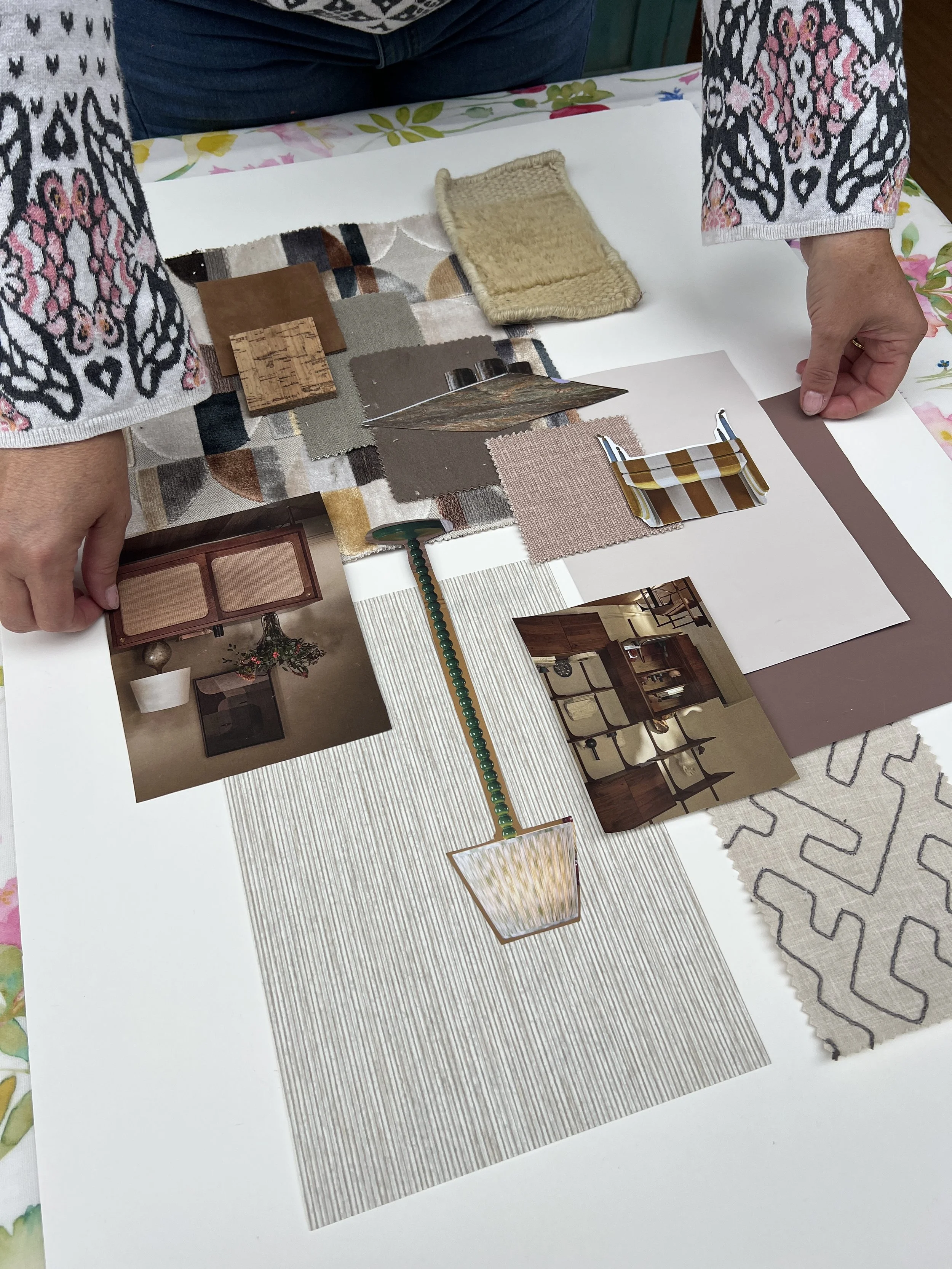 Furniture arranged to create distinct living zones while maintaining an open and spacious feel.