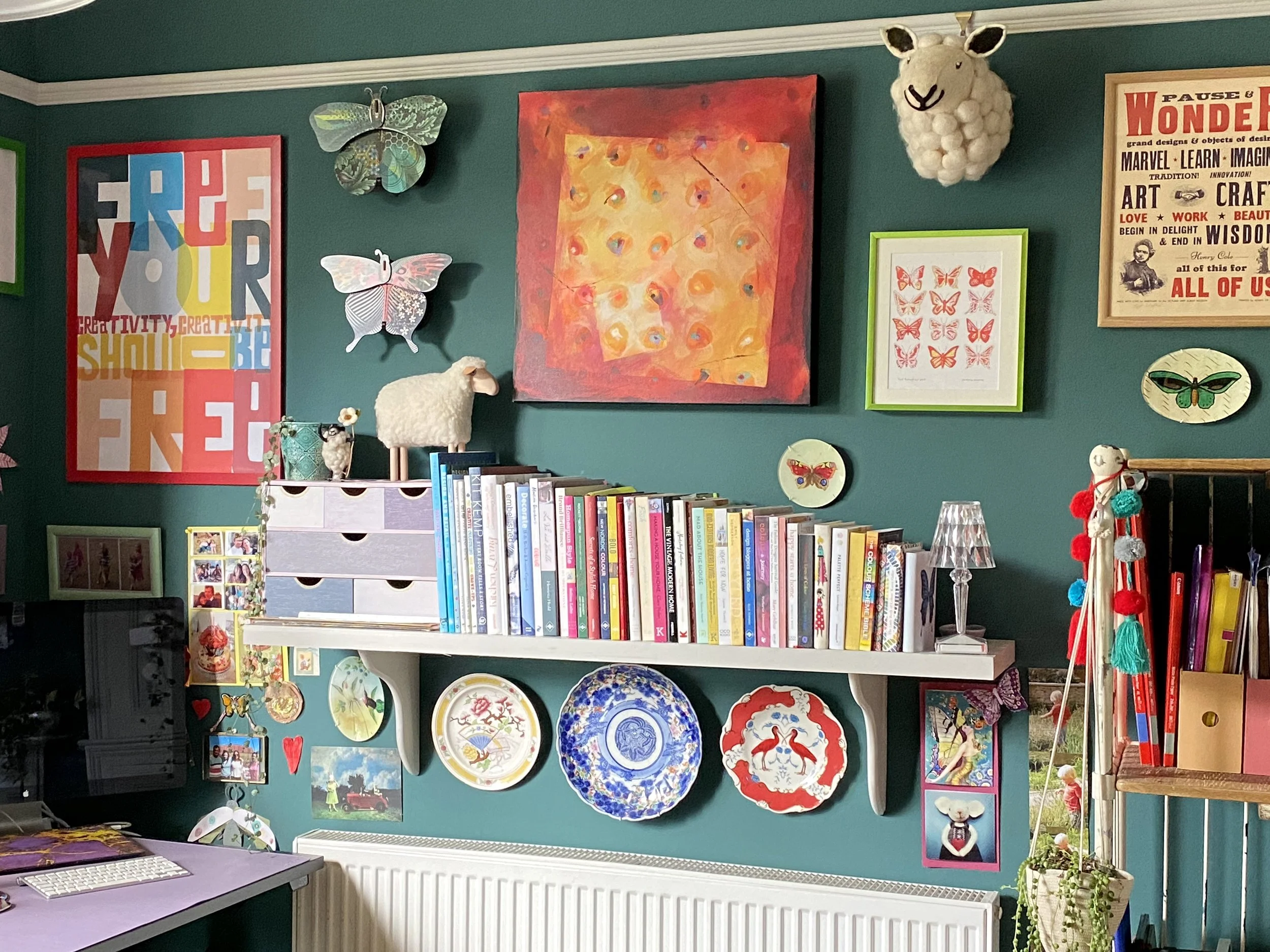 Textured feature walls