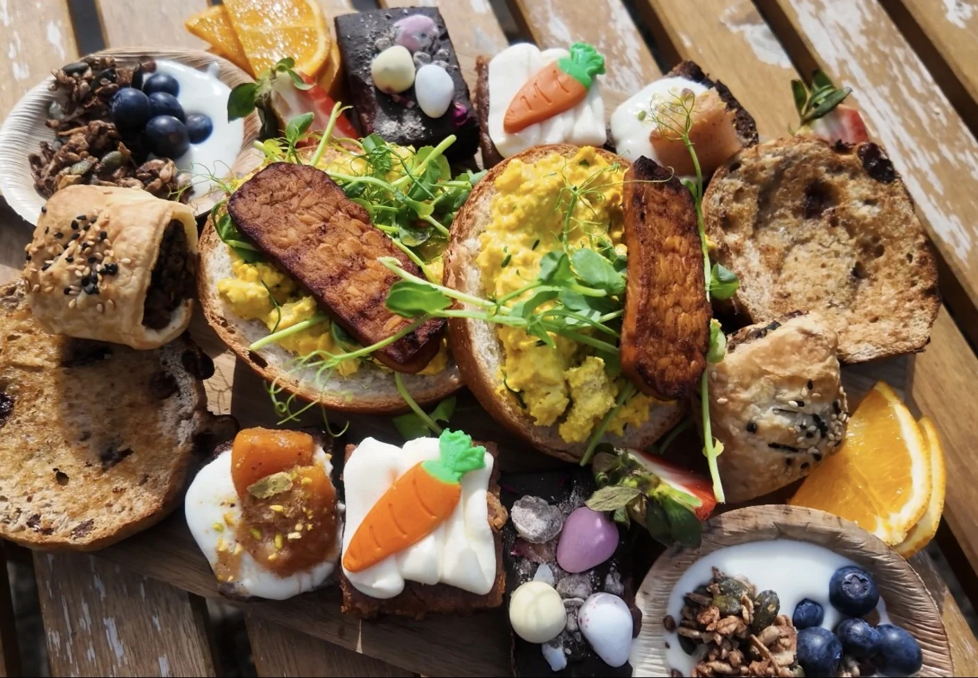 easter brunch boards