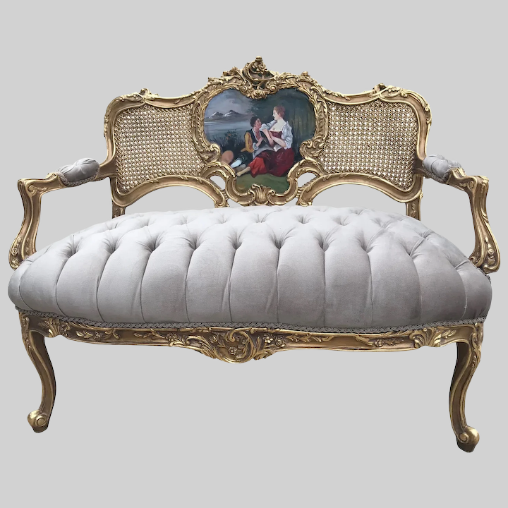 French Louis XVI Style SetteeSQ7151631 — OSMAN ANTIQUE