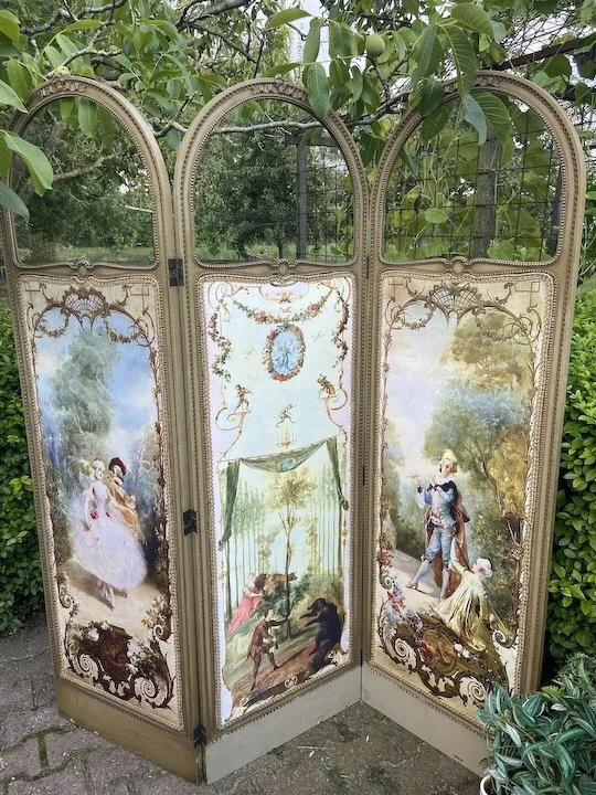 Antique Room Divider, Signed by A. Buccini. SQ0882025 — OSMAN ANTIQUE