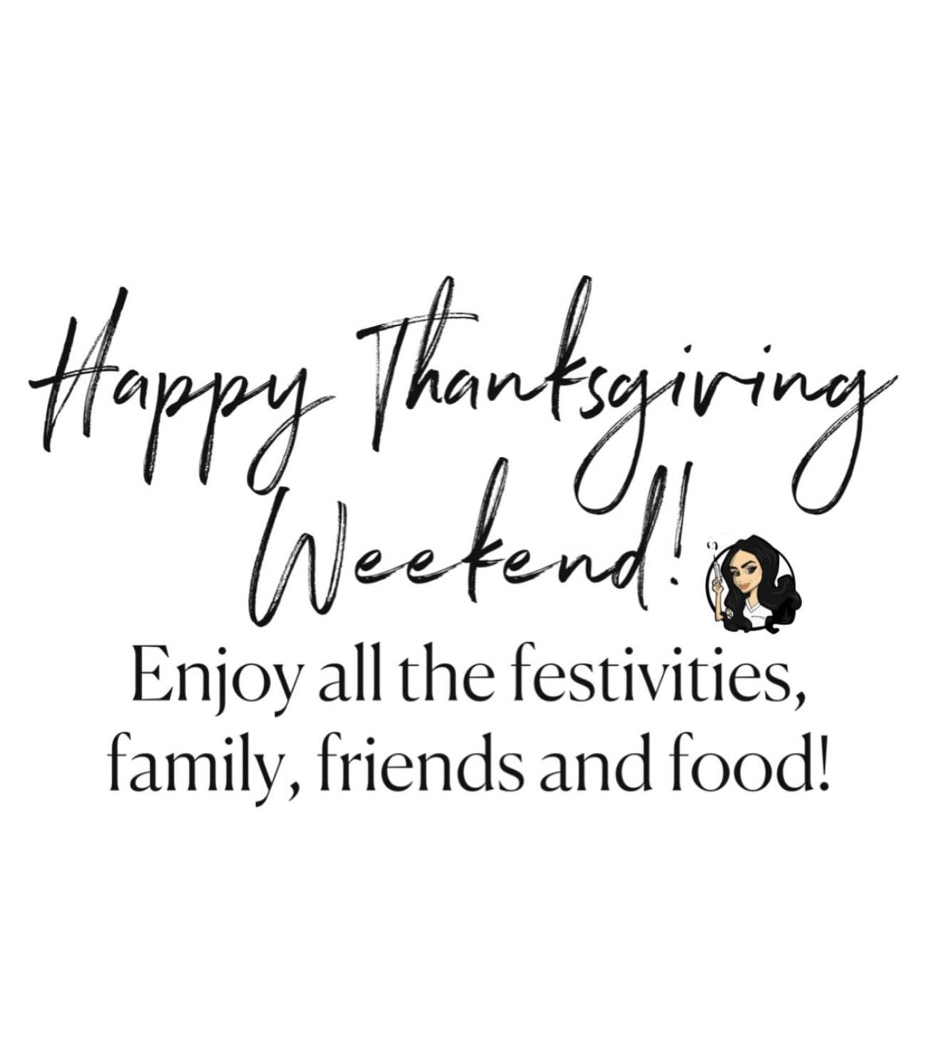Happy Thanksgiving Weekend 🧡.
.
Enjoy all of the festivities, family, friends and food 🦃! I can&rsquo;t believe how quickly time flies but we are almost mid October - WOW! If you&rsquo;re looking to get it for a free consultation or a repeat inject