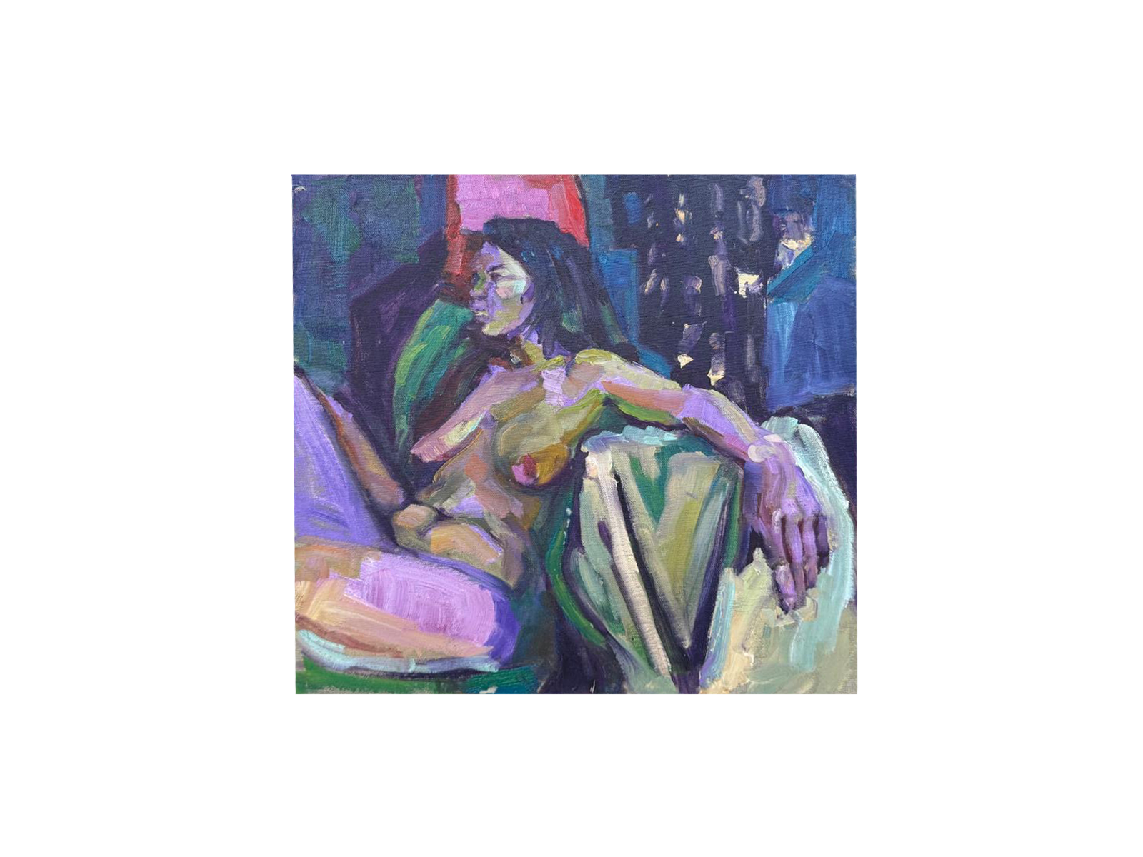 Nude Sitting - Sue Rubin