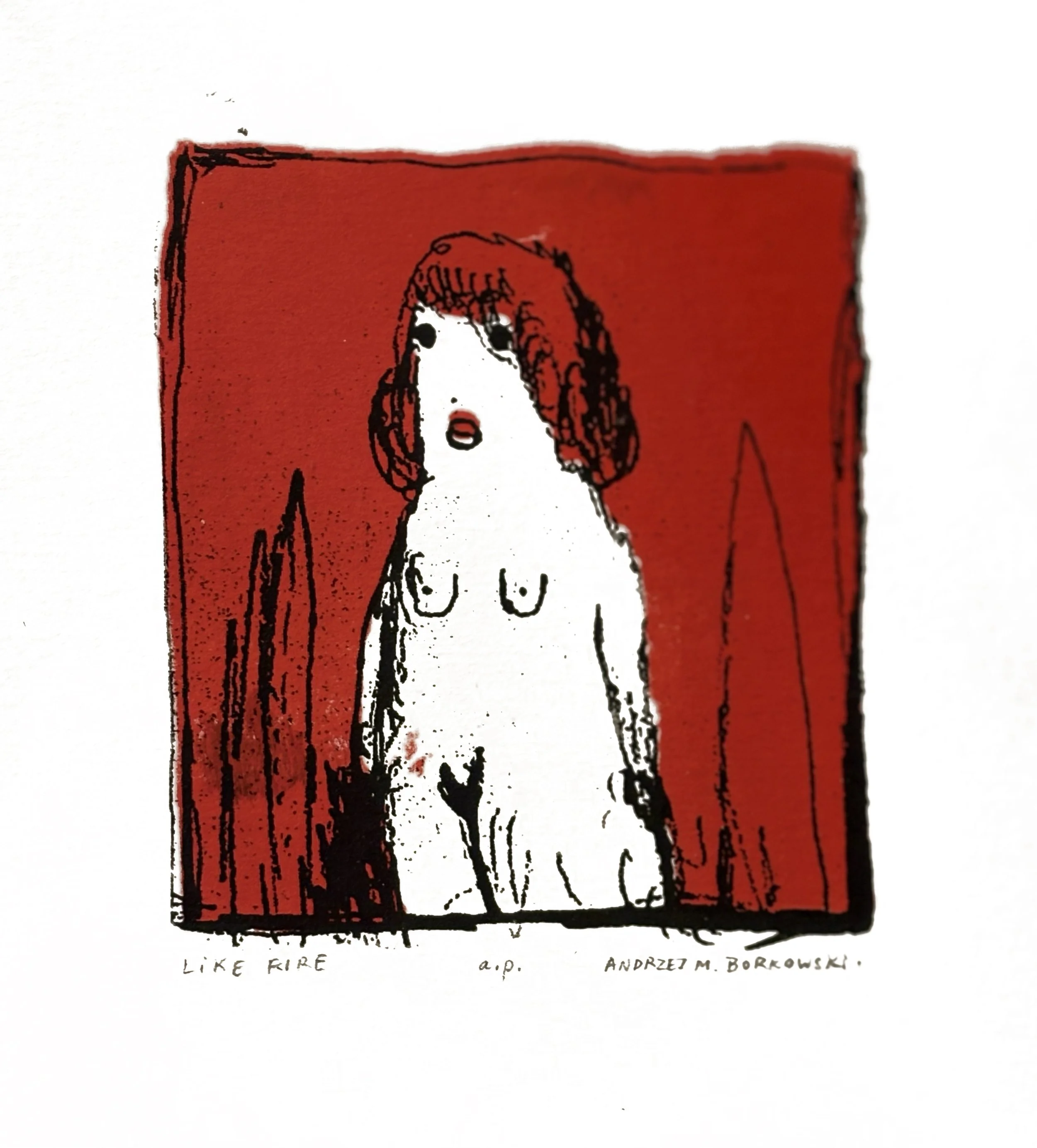Andrzej Maria Borkowski - Like Fire.  9x9cm, GBP150.jpg