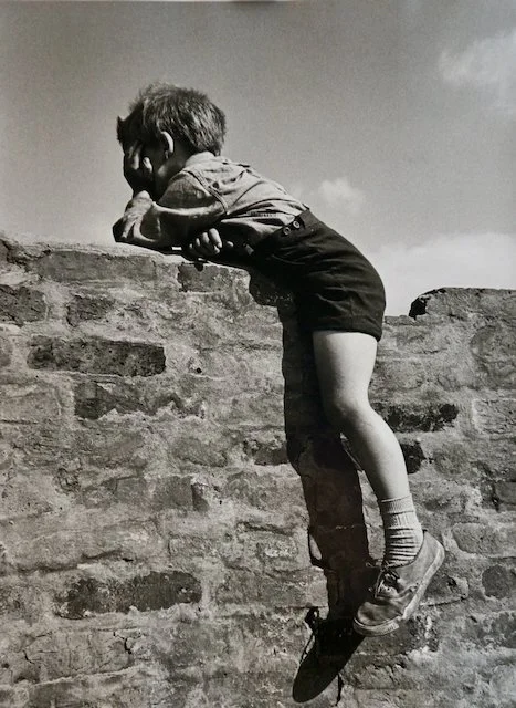 21 ‘Boy on a wall watching the Westway being built’  Tavistock Crescent 1964.jpeg