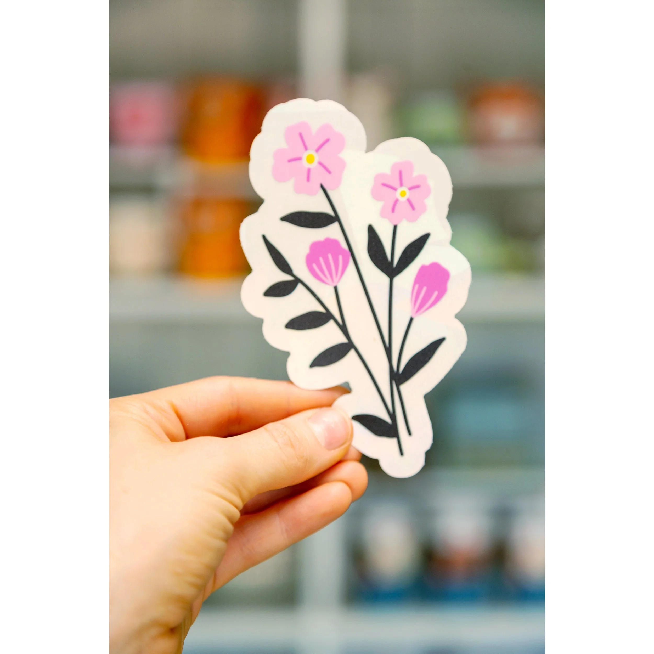 Sun catcher Rainbow Plant Stickers Floral Arrangement