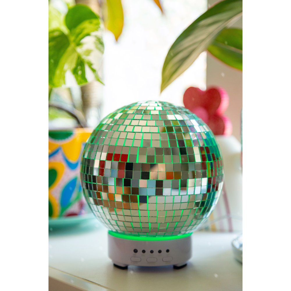 Disco ball Diffuser Humidifier Pink or Silver — Stayin' Alive Succulents