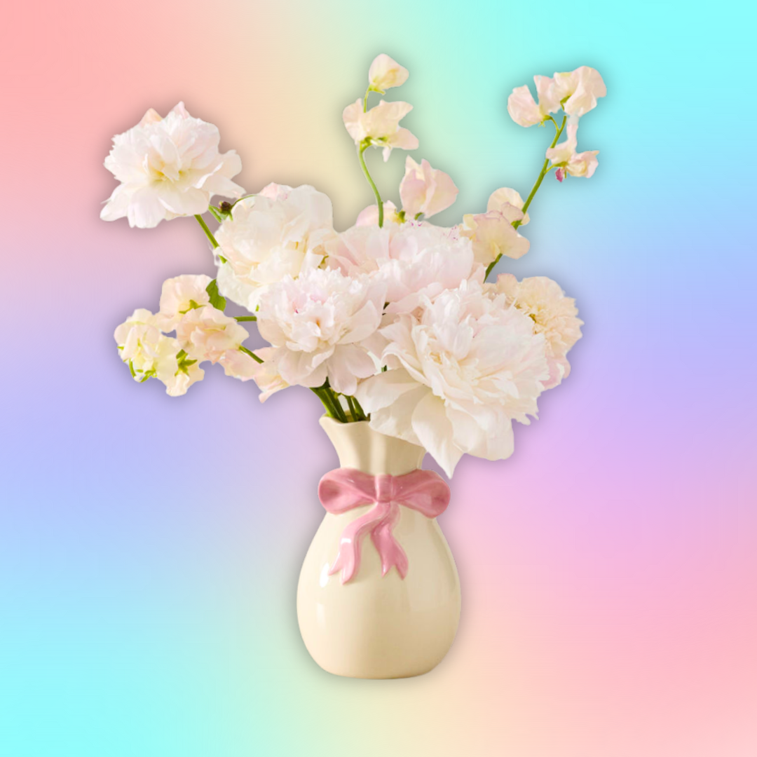 Heartstring Bow Vase