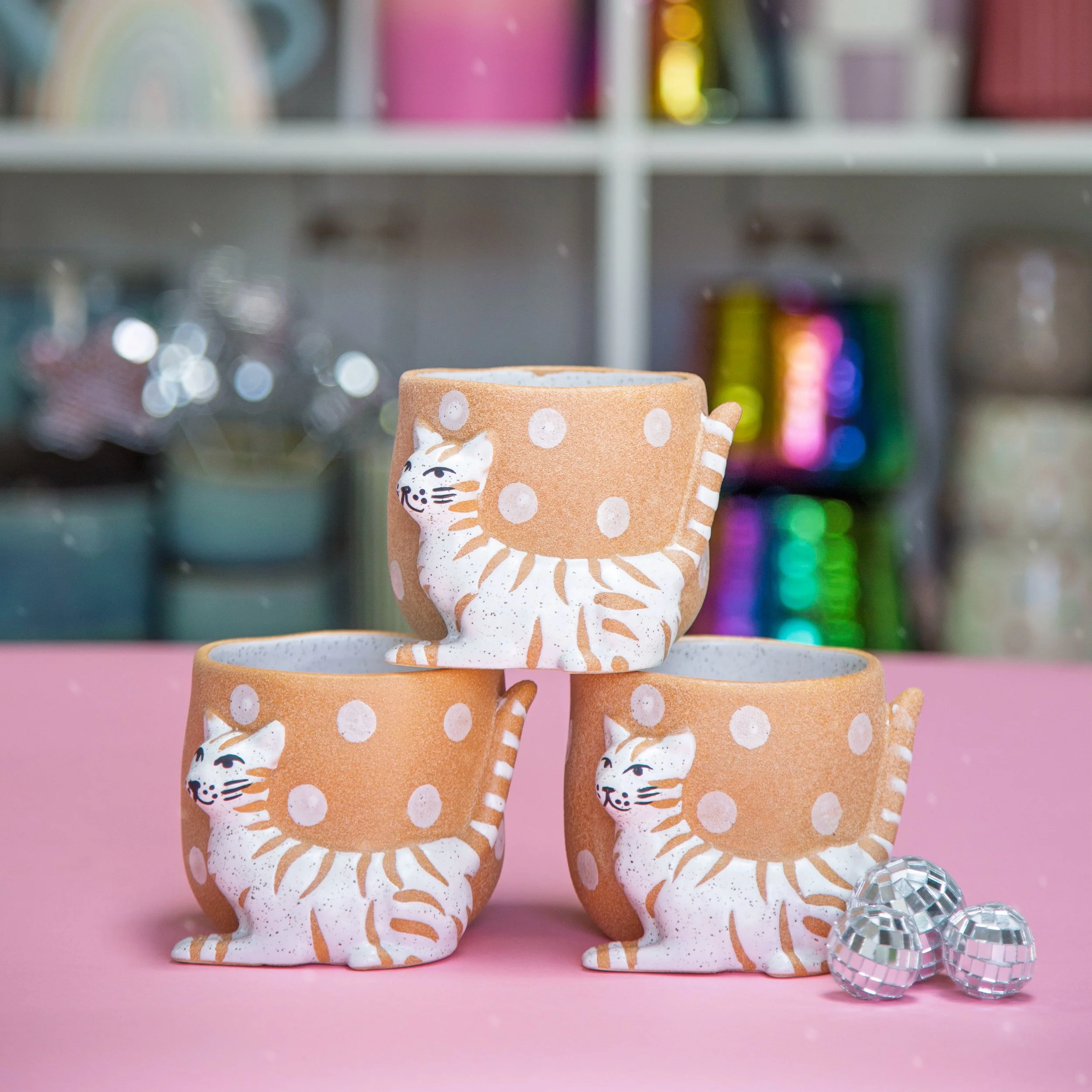 Kitty Dot Pot 3.5"
