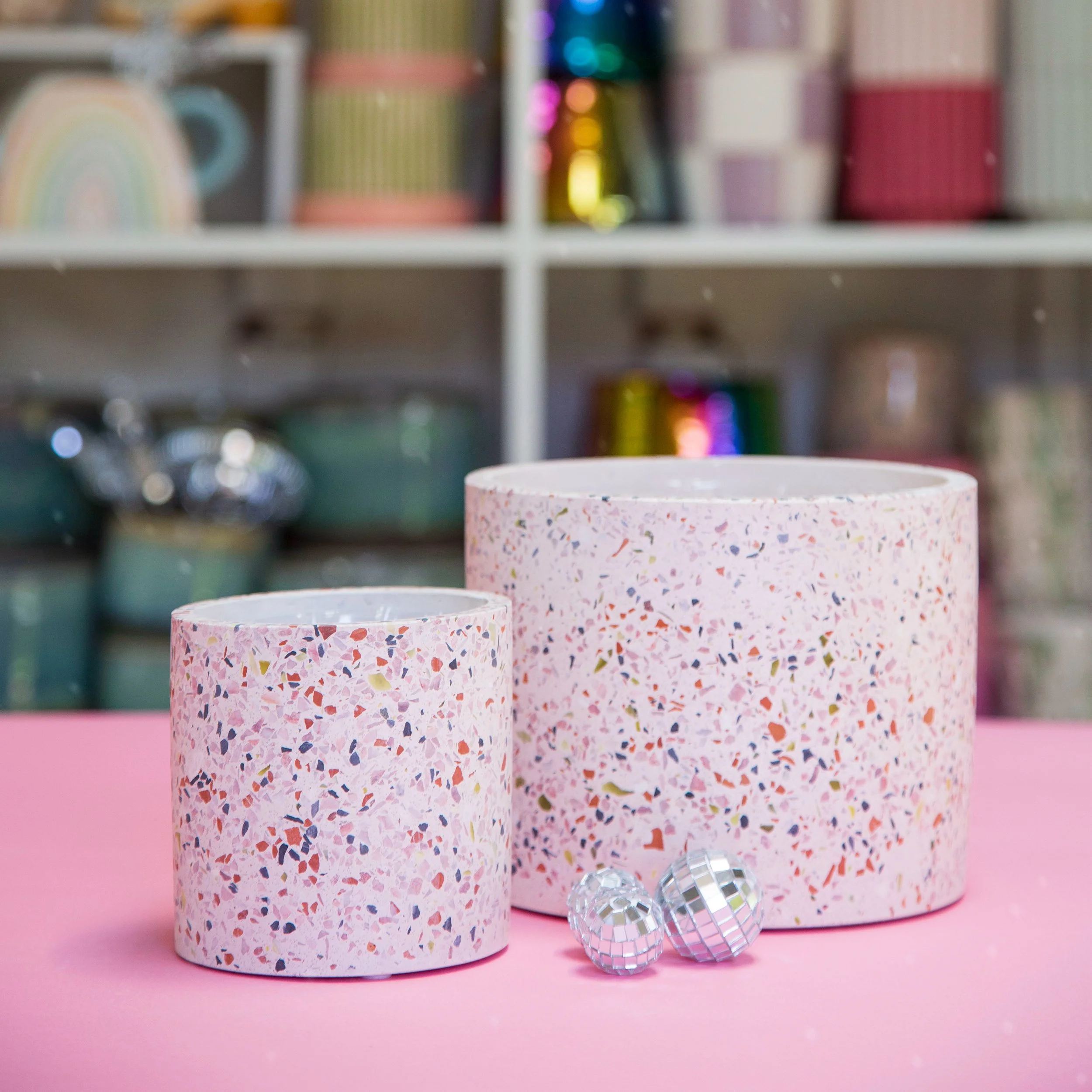 Terrazzo Planters 4" and 6"