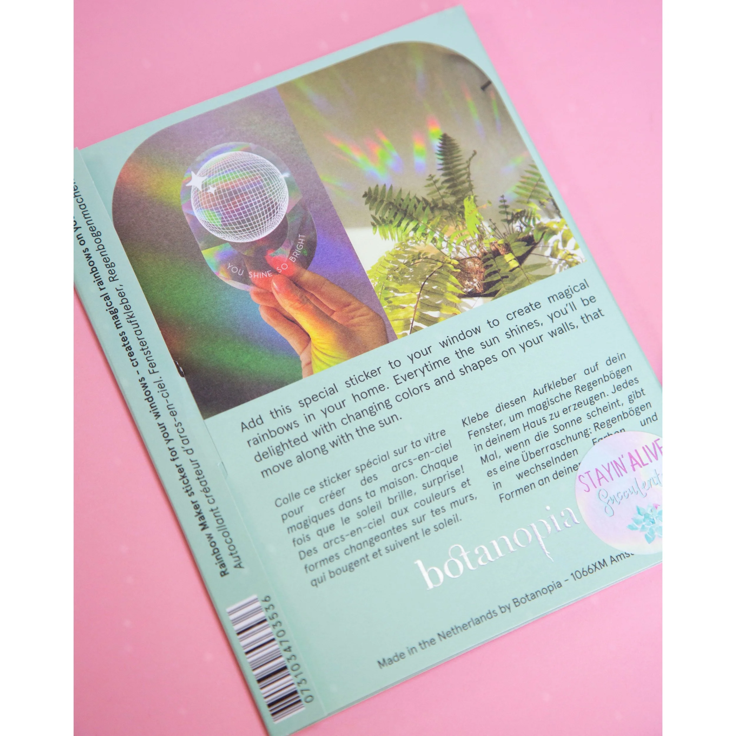 Rainbow Maker - Suncatcher Sticker - You Shine So Bright