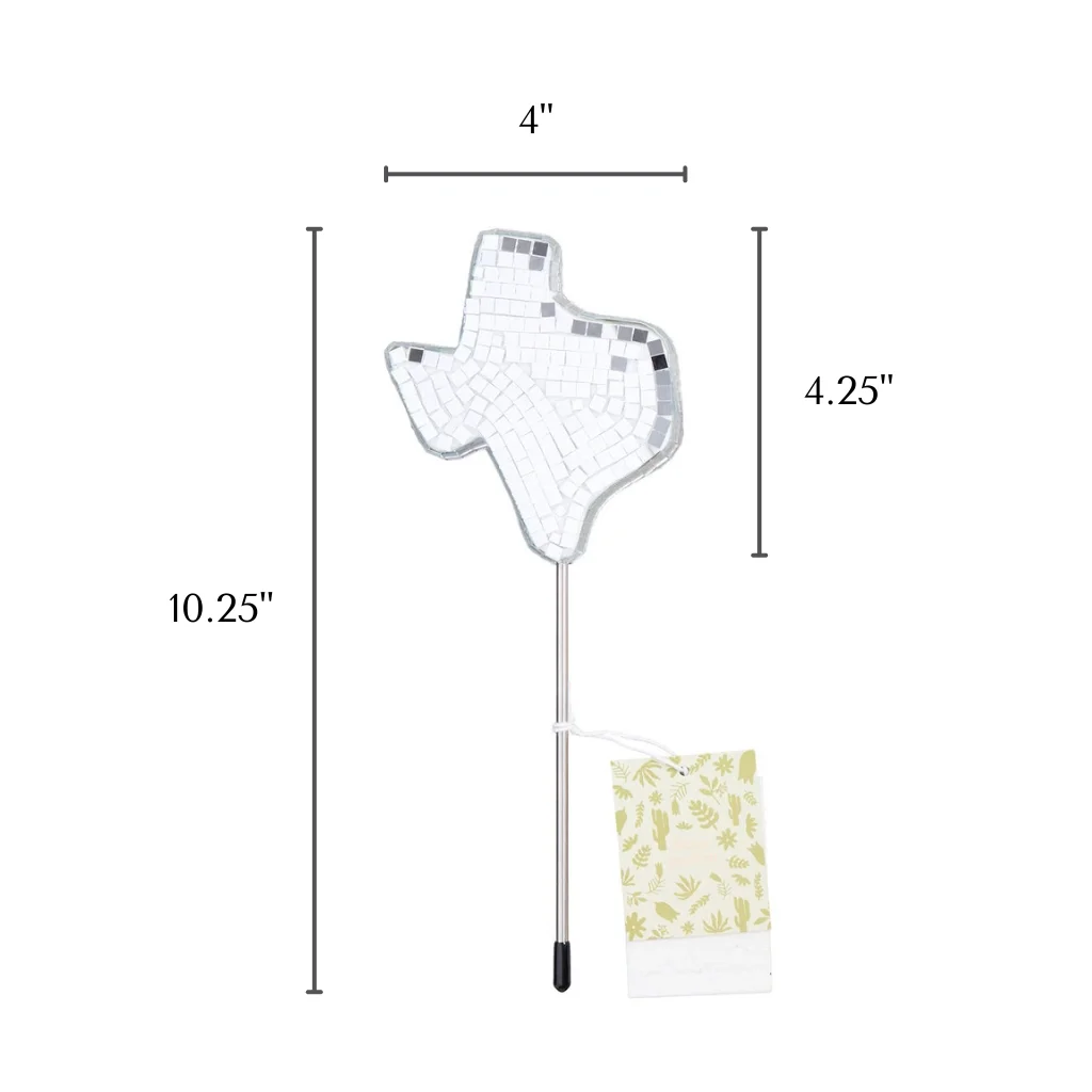 Texas Disco Plant Stake