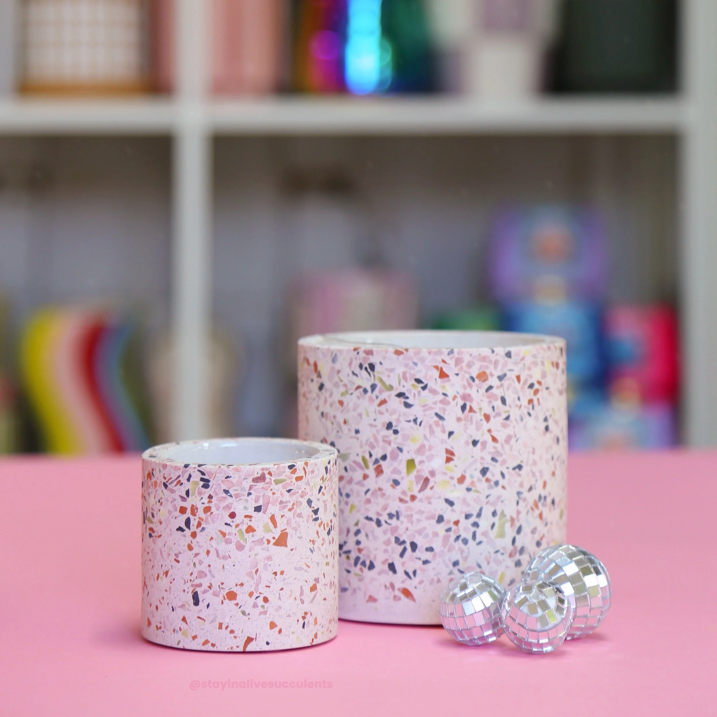 Terrazzo Planters 3" and 4"