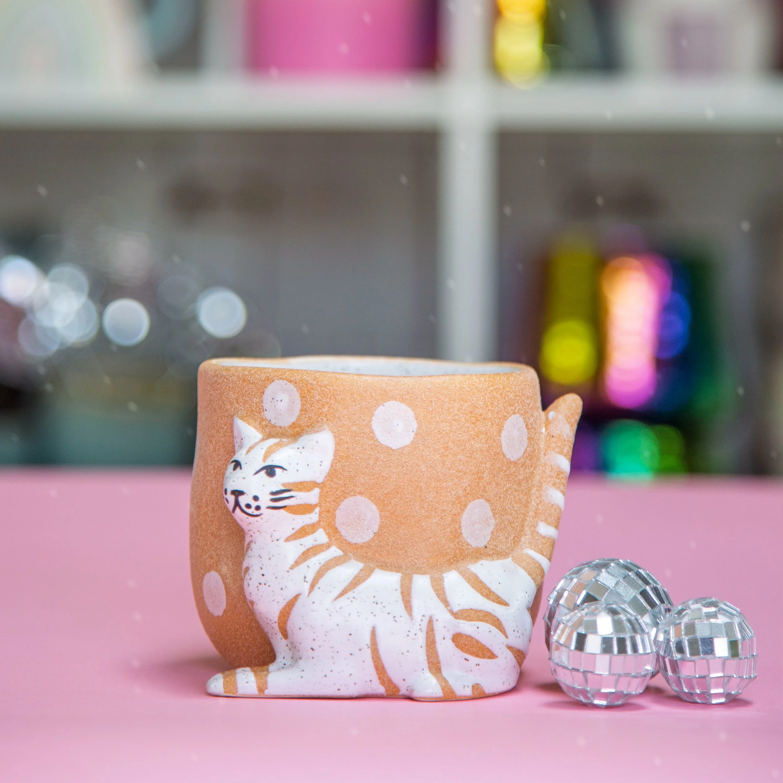 Kitty Dot Pot 3.5"