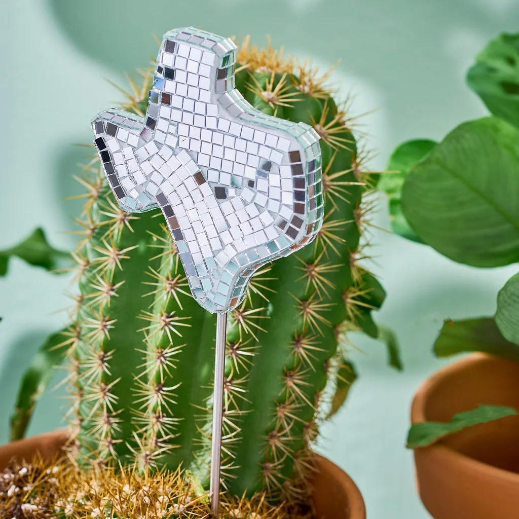 Texas Disco Plant Stake