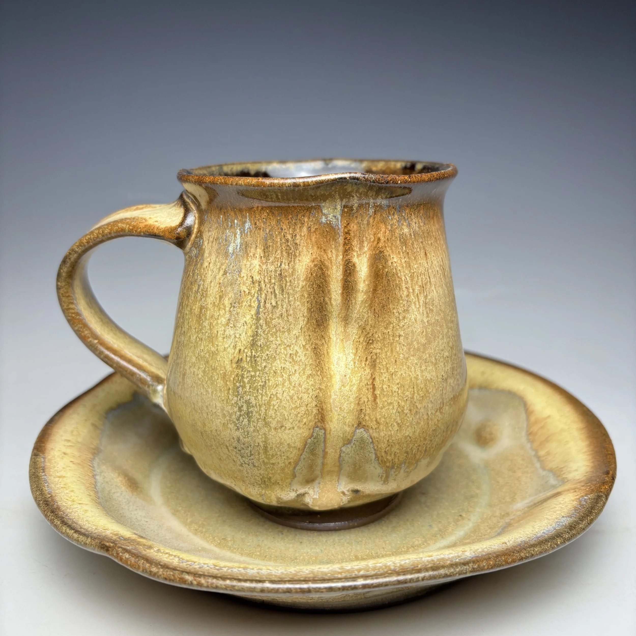 Cup with Plate (Honeysuckle)