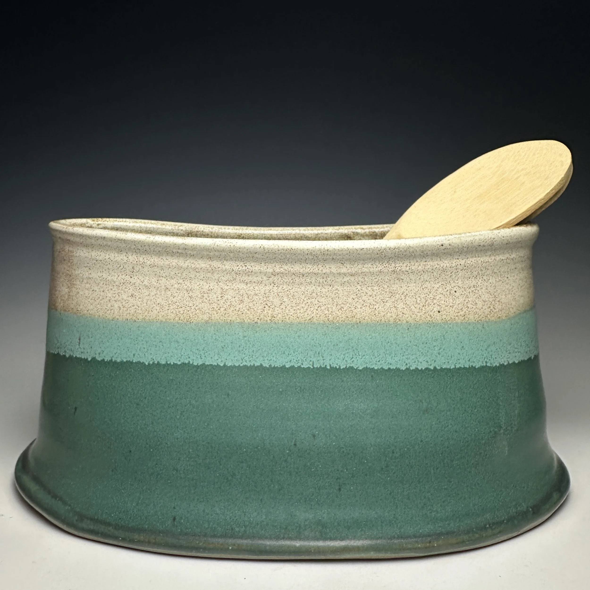 Oval Utensil Holder (Mint Chocolate Chip)