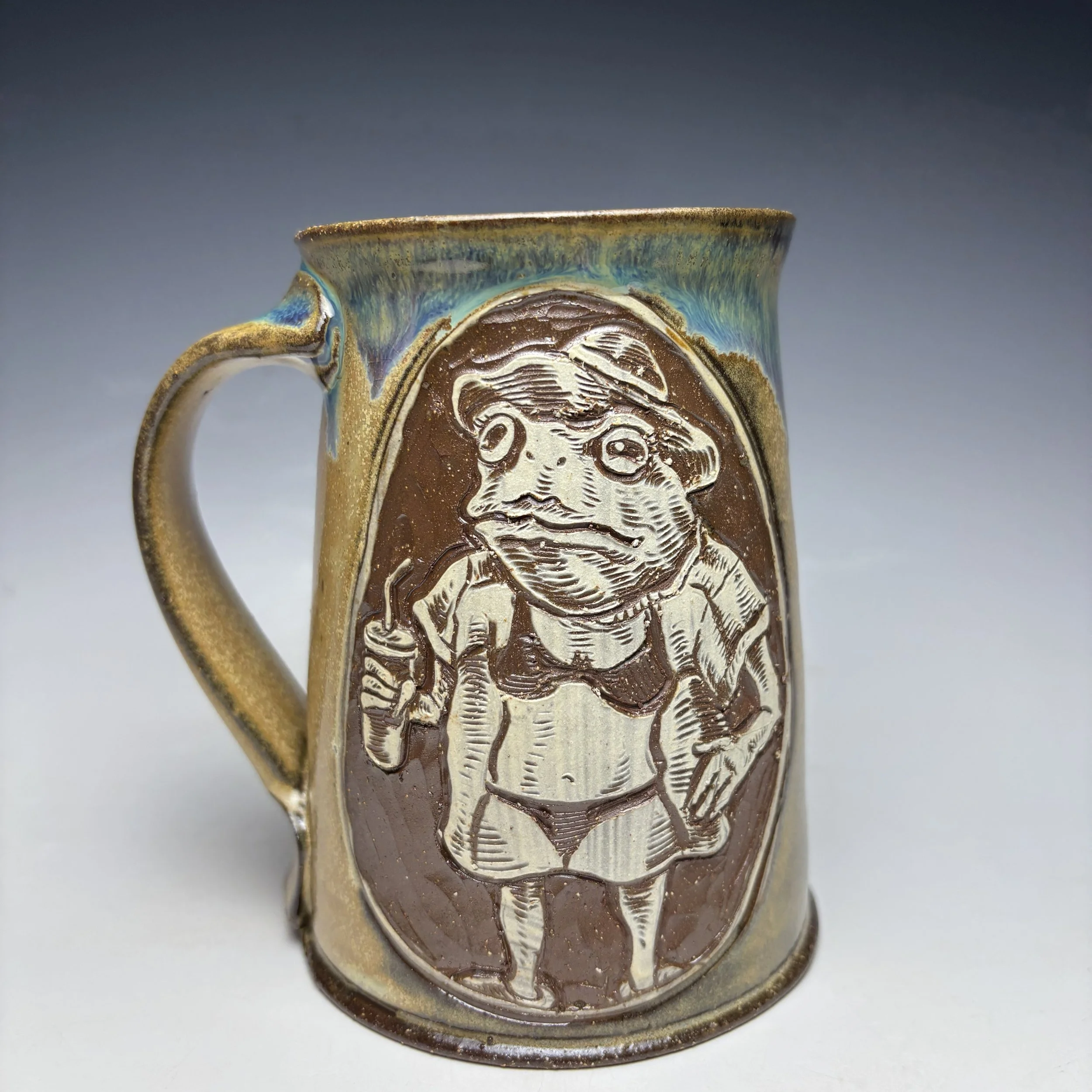Hand Carved Belinda Mug
