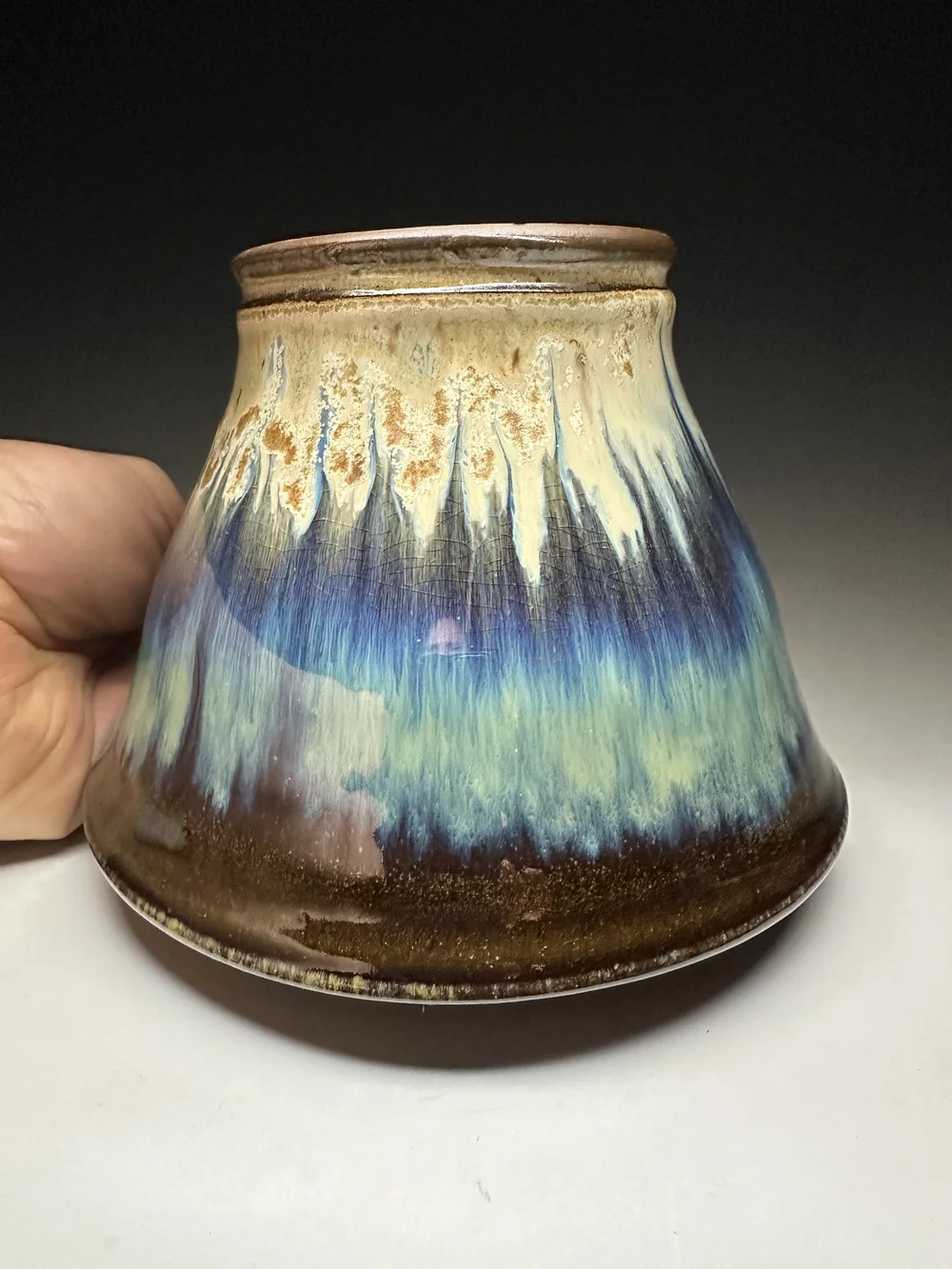 Turtle Farm Pottery Handmade Ceramic Wildwood Planter — Turtle