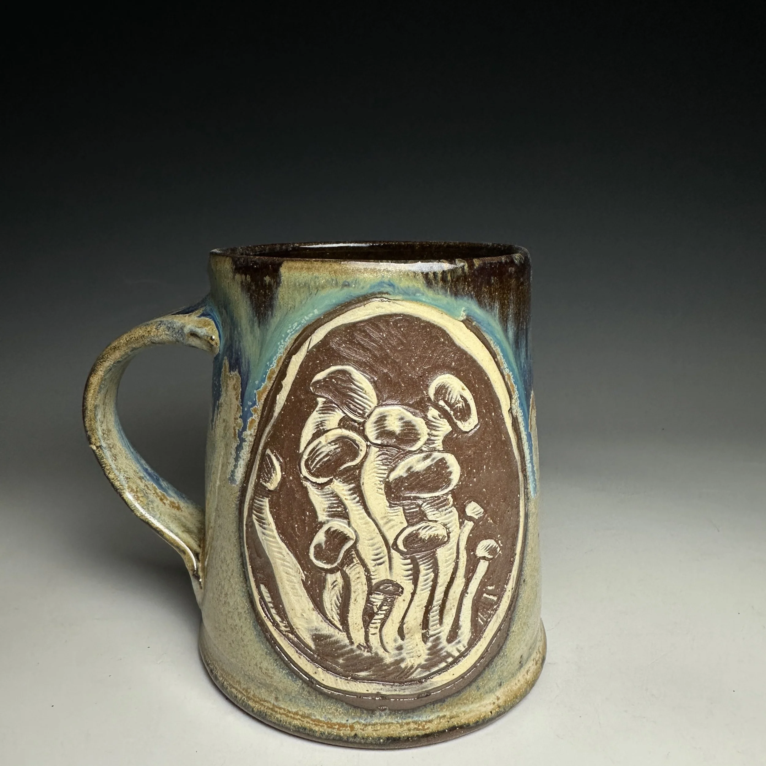 Hand Carved Boom Boom Mug