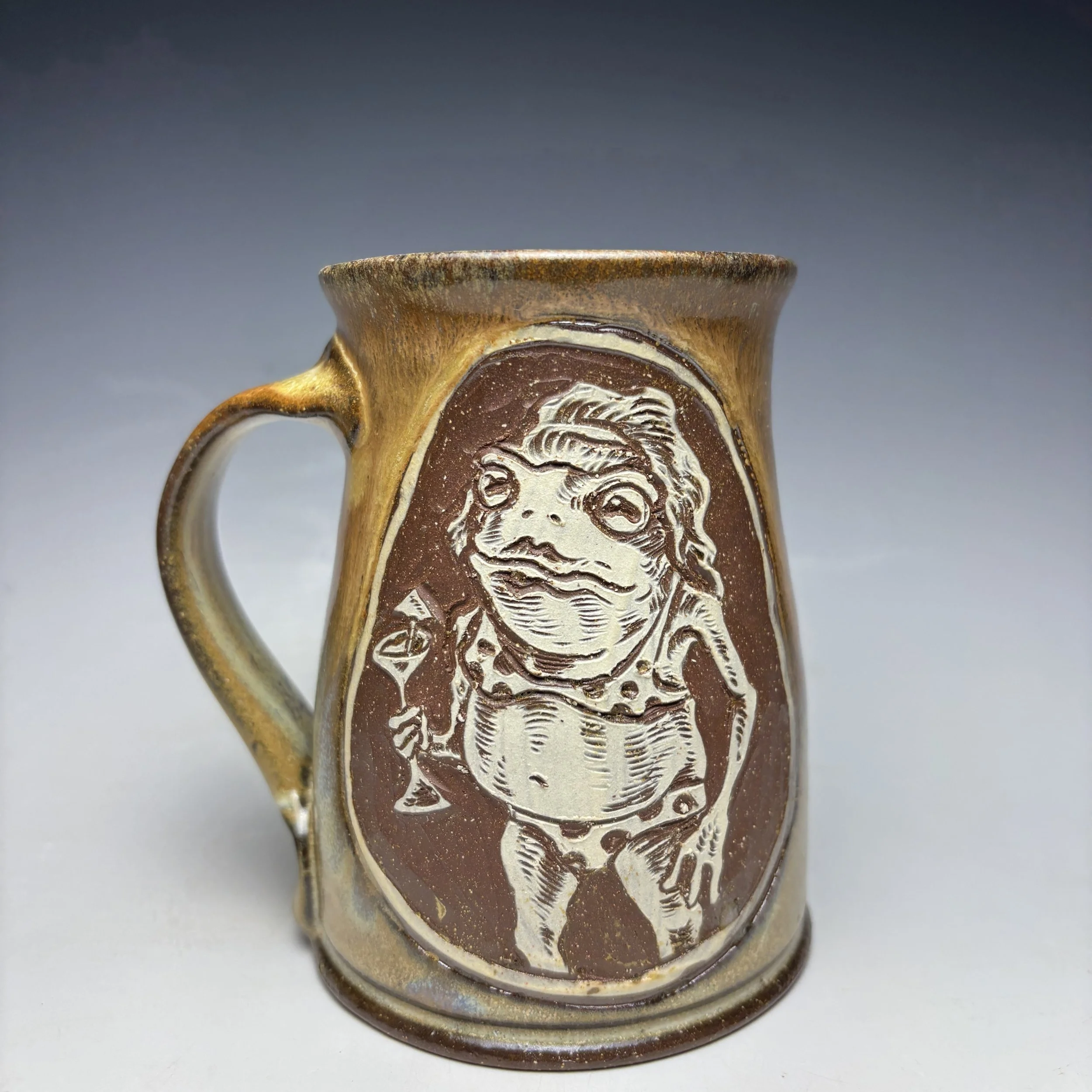 Hand Carved Glenda Mug
