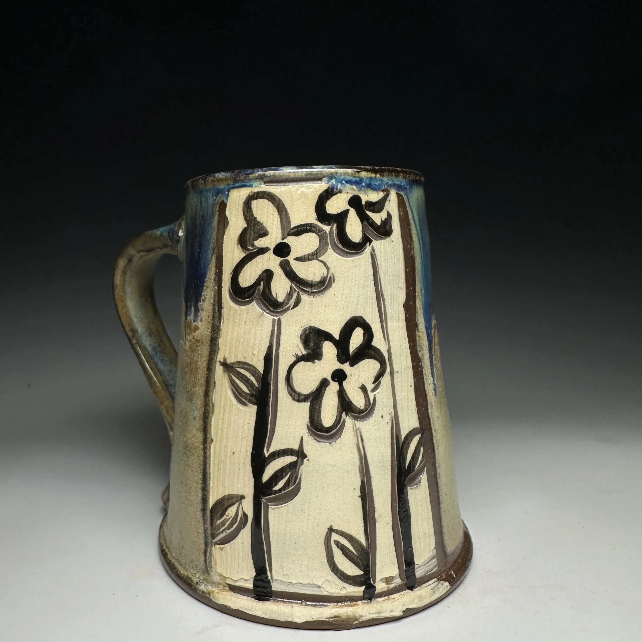 Hand Painted Flower Mug 2