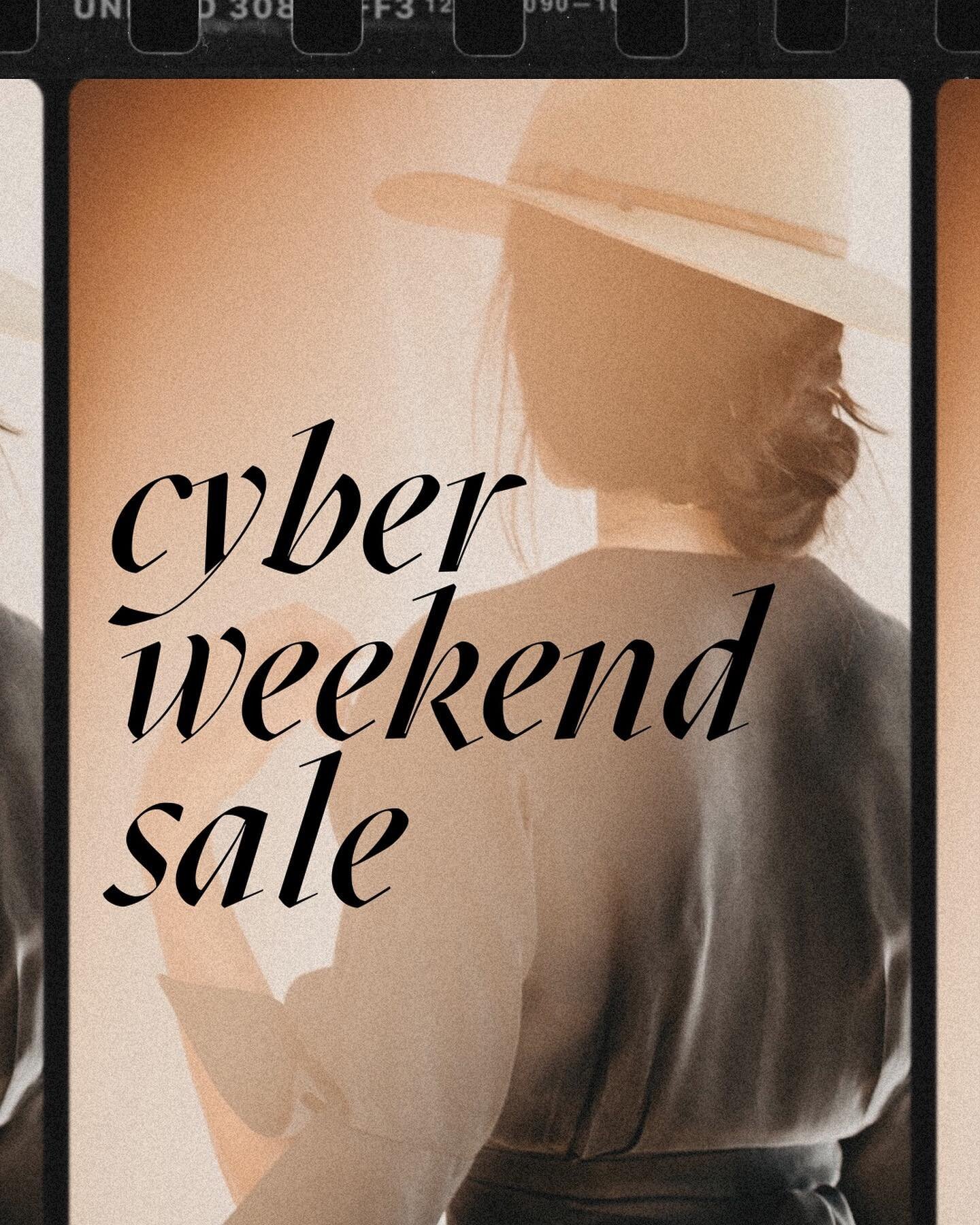 A few quick social story designs for a client&rsquo;s cyber weekend promos, brand @ofmythandmuse .