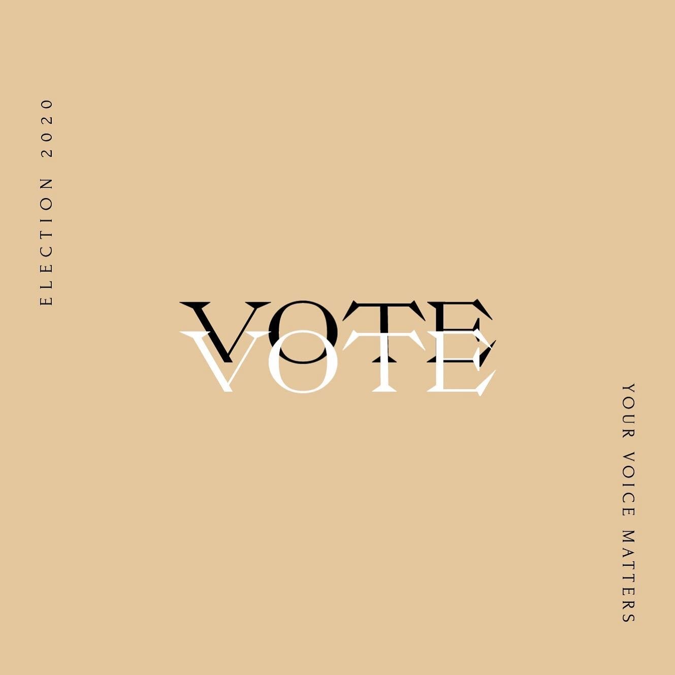 It&rsquo;s Election Day! Go vote. 

After you have voted, take care of yourself today. Make time for quiet and calm while following the election. Go for a run, listen to an upbeat playlist, escape into a book, do some yoga, or meditate. We are all fe