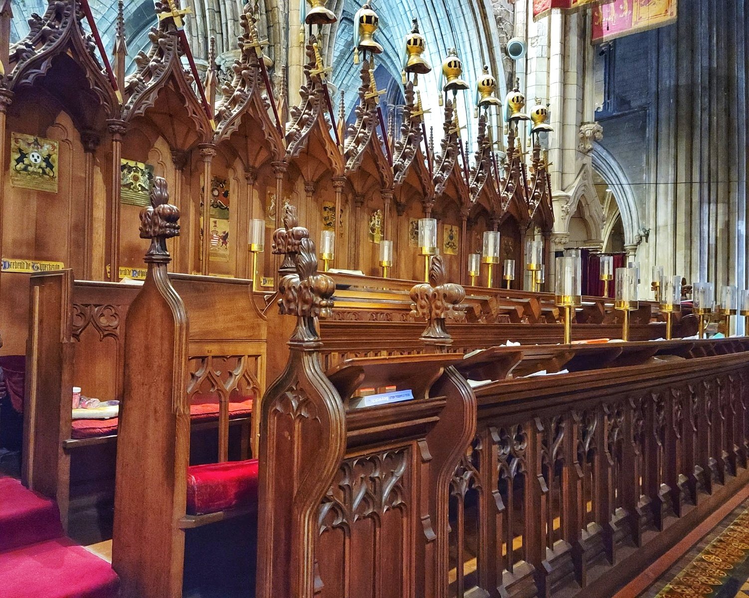 Choir Stalls inside St. Patrick's Cathedral