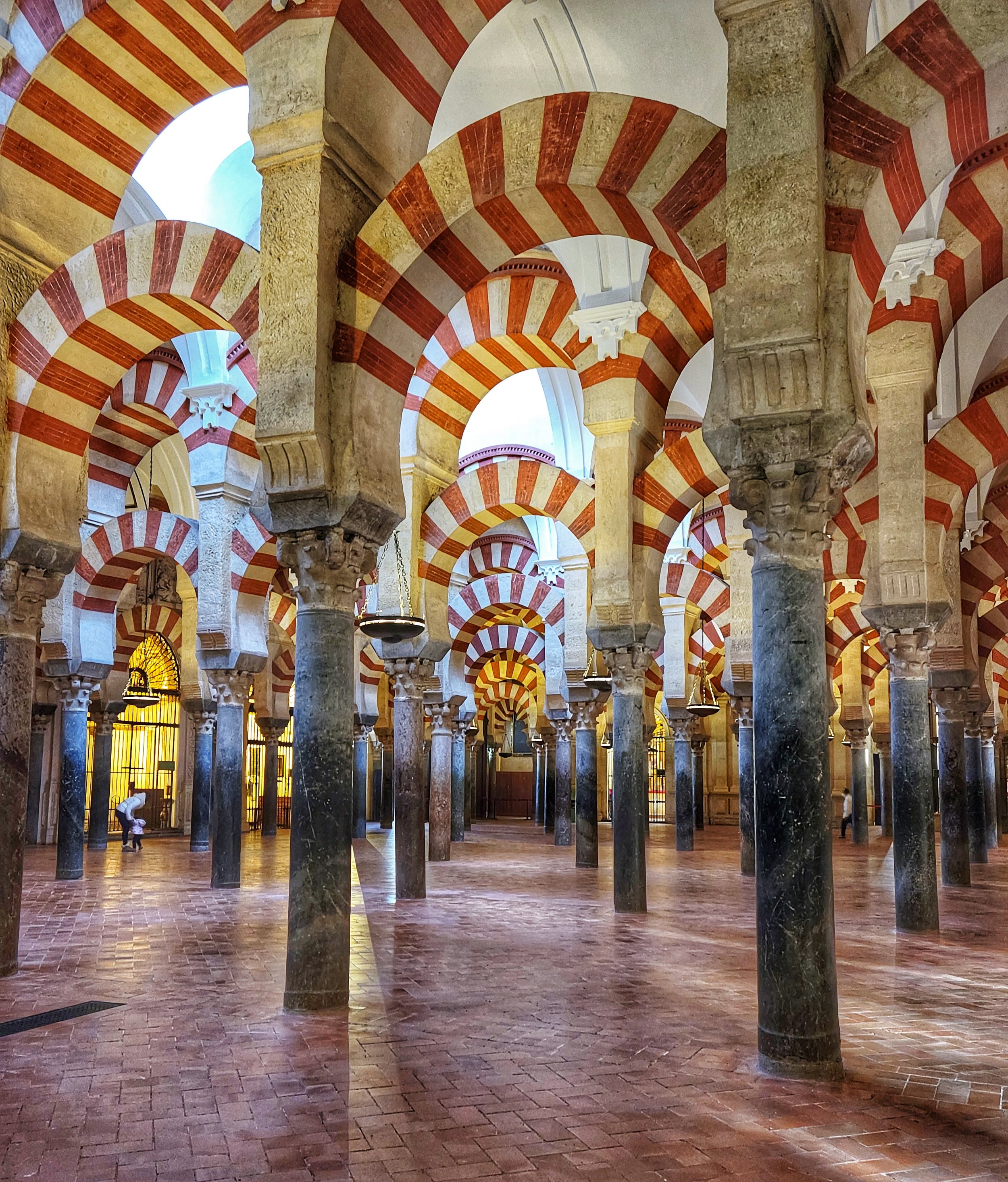 Arches in the Mosque Cathedral - Cordoba, Spain