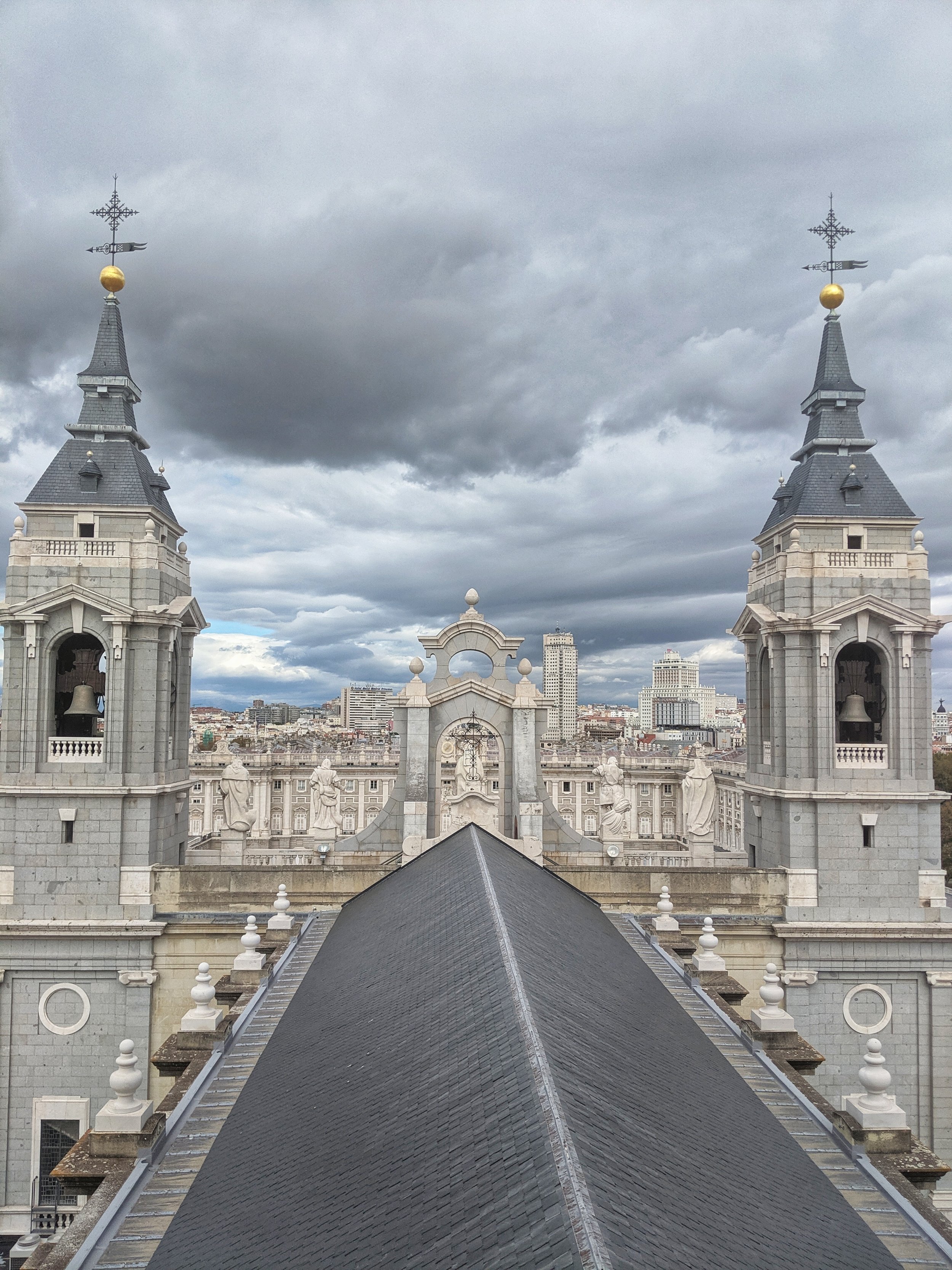 The view from above - Cathedral de Santa Maria - Madrid, Spain