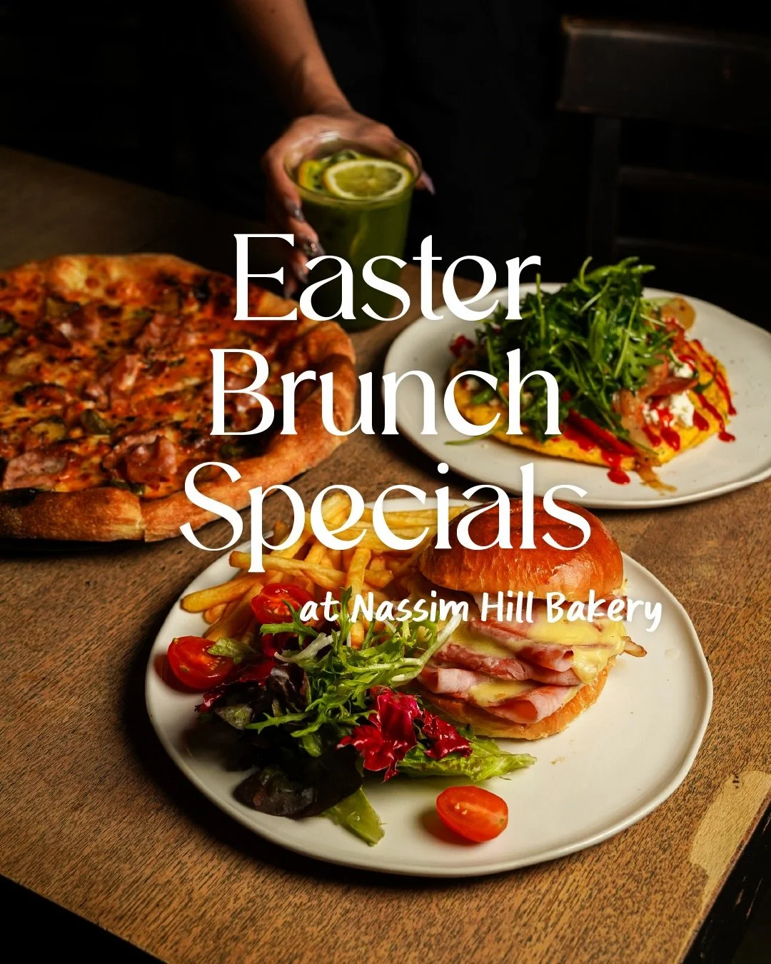 Something a little special for Easter weekend 🐰 
Available 1-12 April, 10.30am-3.30pm

Spanish Omelette 
Omelette topped with homemade ricotta cheese, chorizo sausage, saut&eacute;ed red peppers, mushrooms, onions, arugula and sriracha

Sam&rsquo;s 