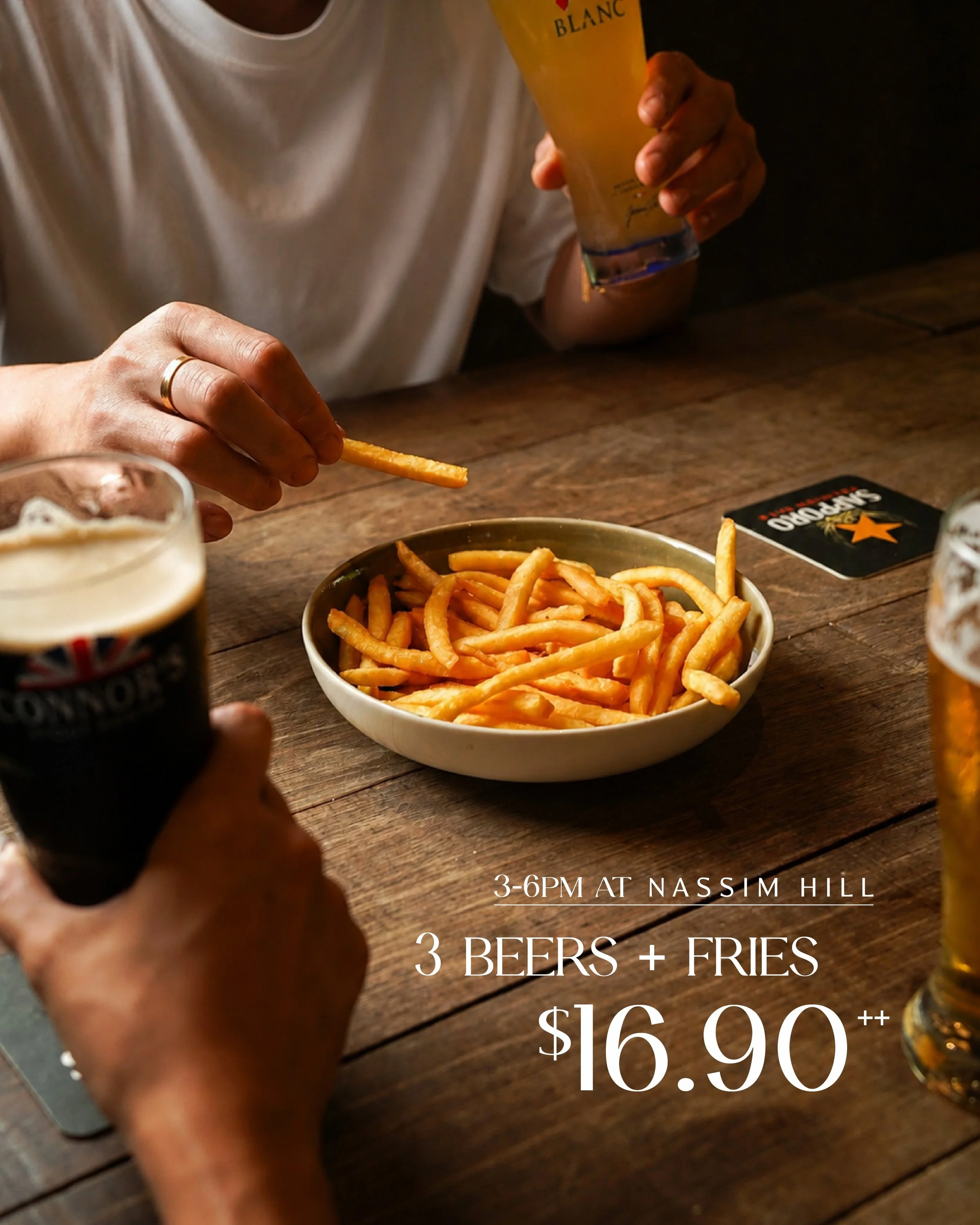 Perfect for an afternoon pick-me-up. Yes, available on the weekends too!

✧ Tues&ndash;Sun, 3&ndash;6pm ✧

Make a reservation at nassimhill.com.sg.