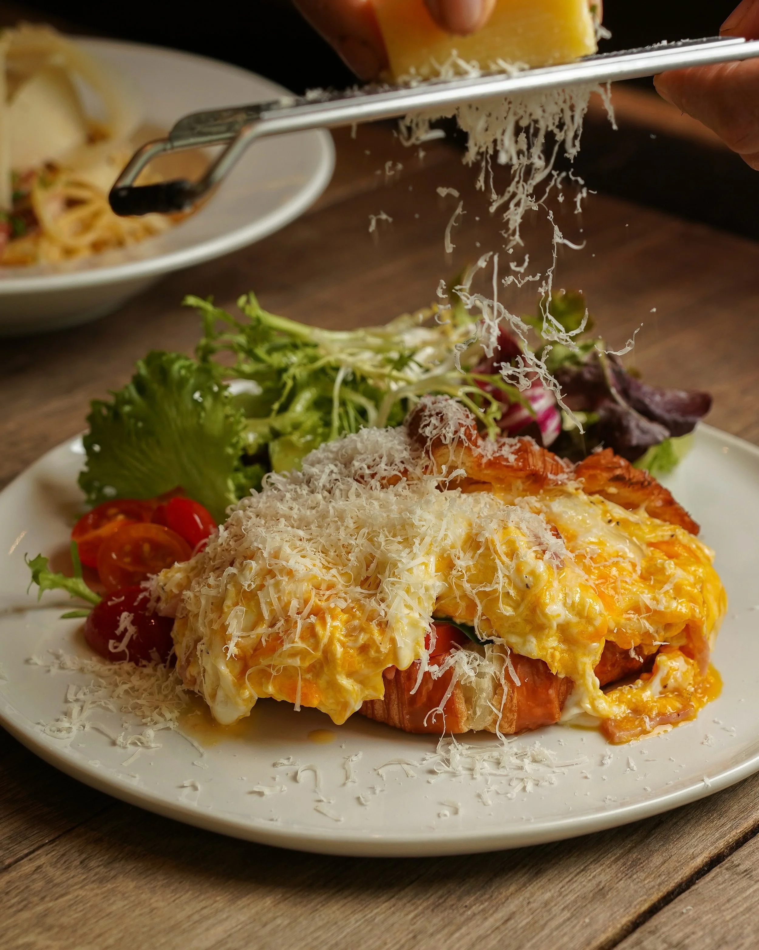 Weekends are for sleeping in, meeting over brunch, and settling in with eggs, bacon, and just the right amount of grated cheese.

Make a reservation &rarr; nassimhill.com.sg