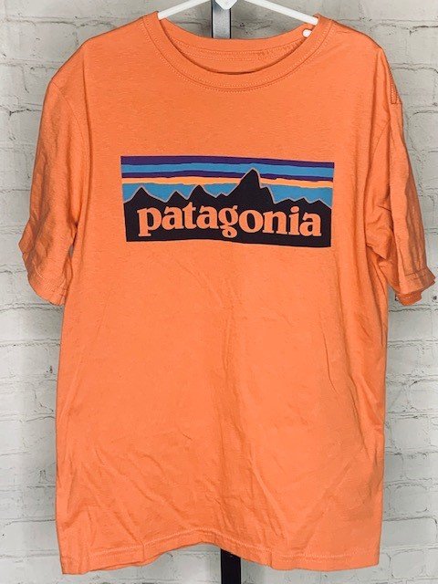 Mars Corresponding to Junior Patagonia" Boys Orange T-shirt — Thrifty Threads