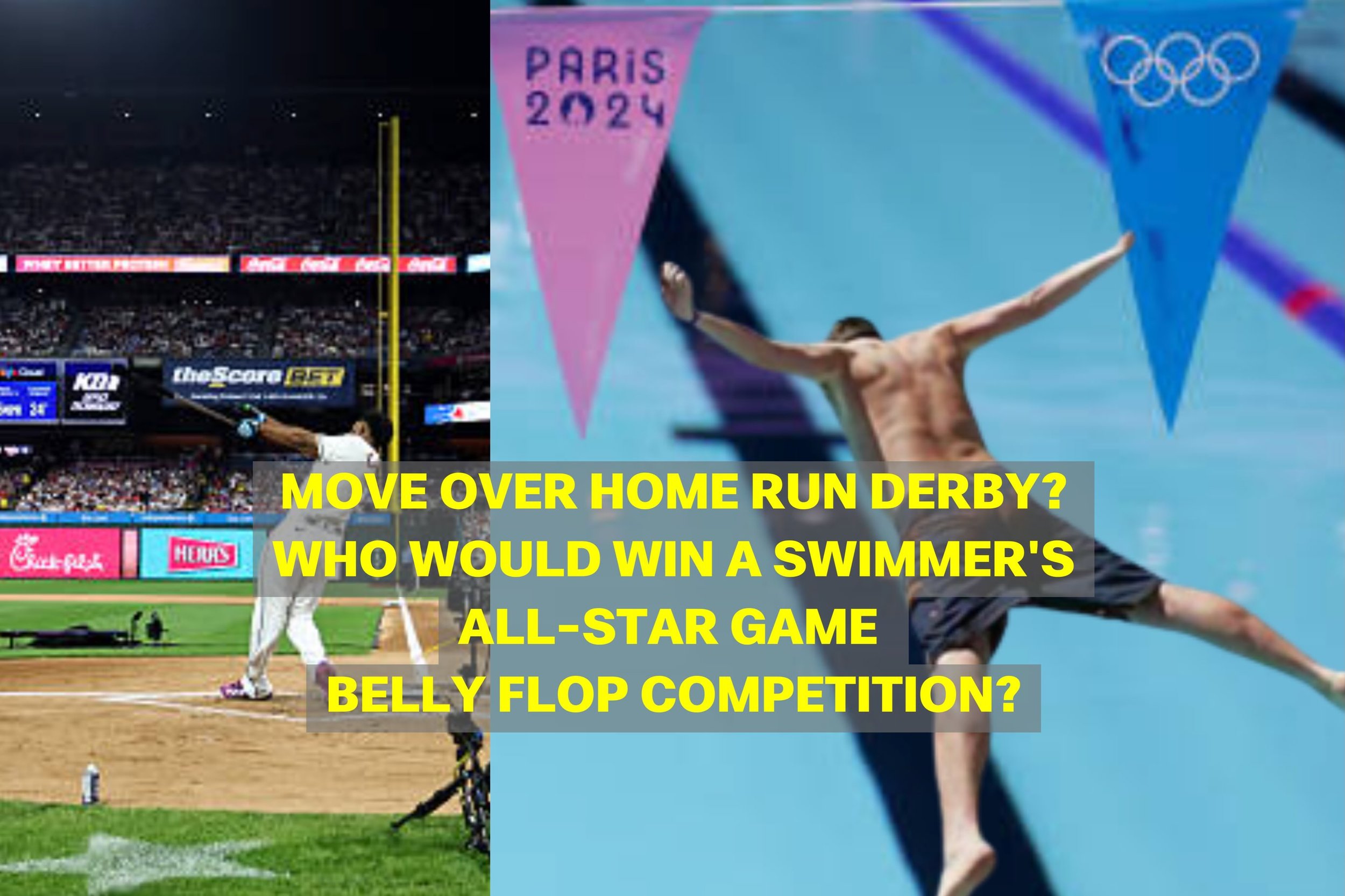 Which swimming GOAT would win an  All-Star belly flop competition?

Comment who you got below! 👇👇👇