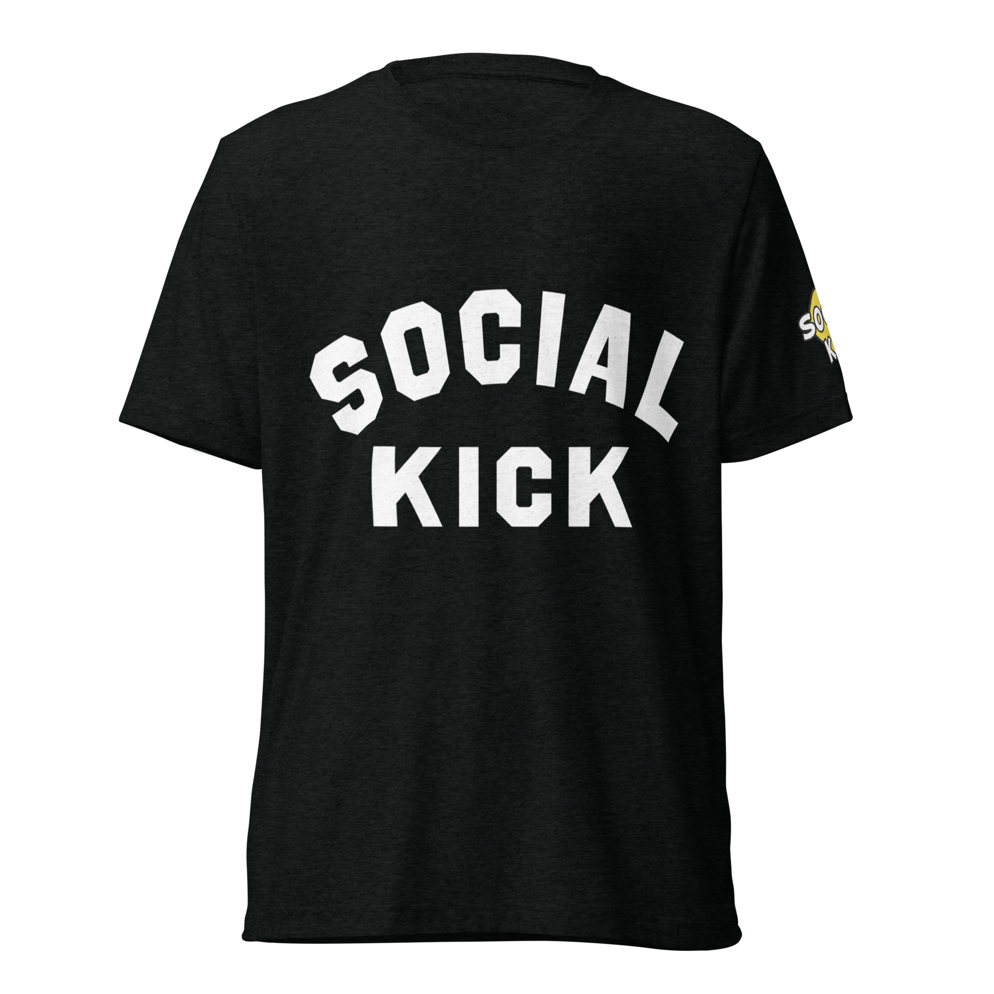Social Kick arch tee black