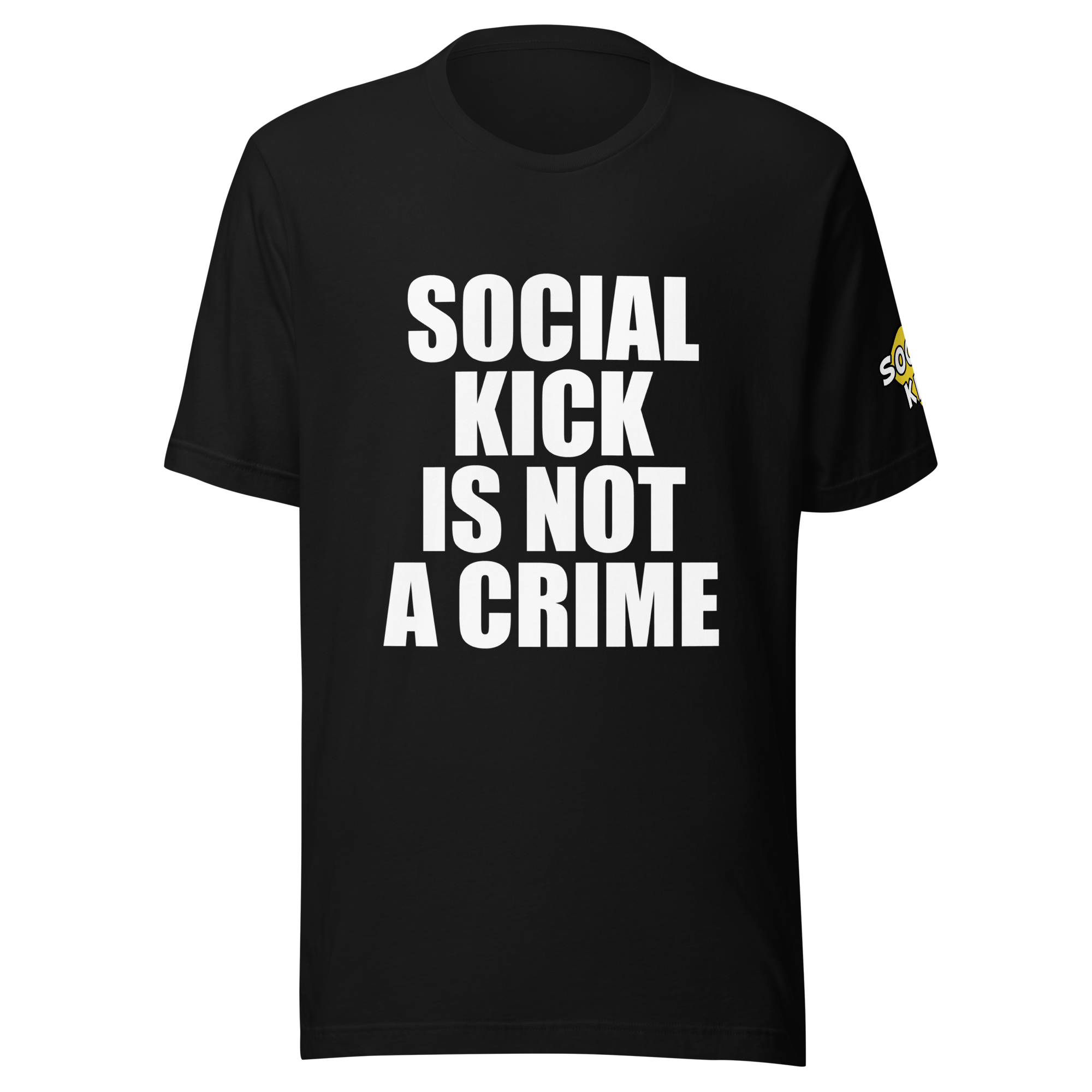 Social Kick Is Not A Crime tee