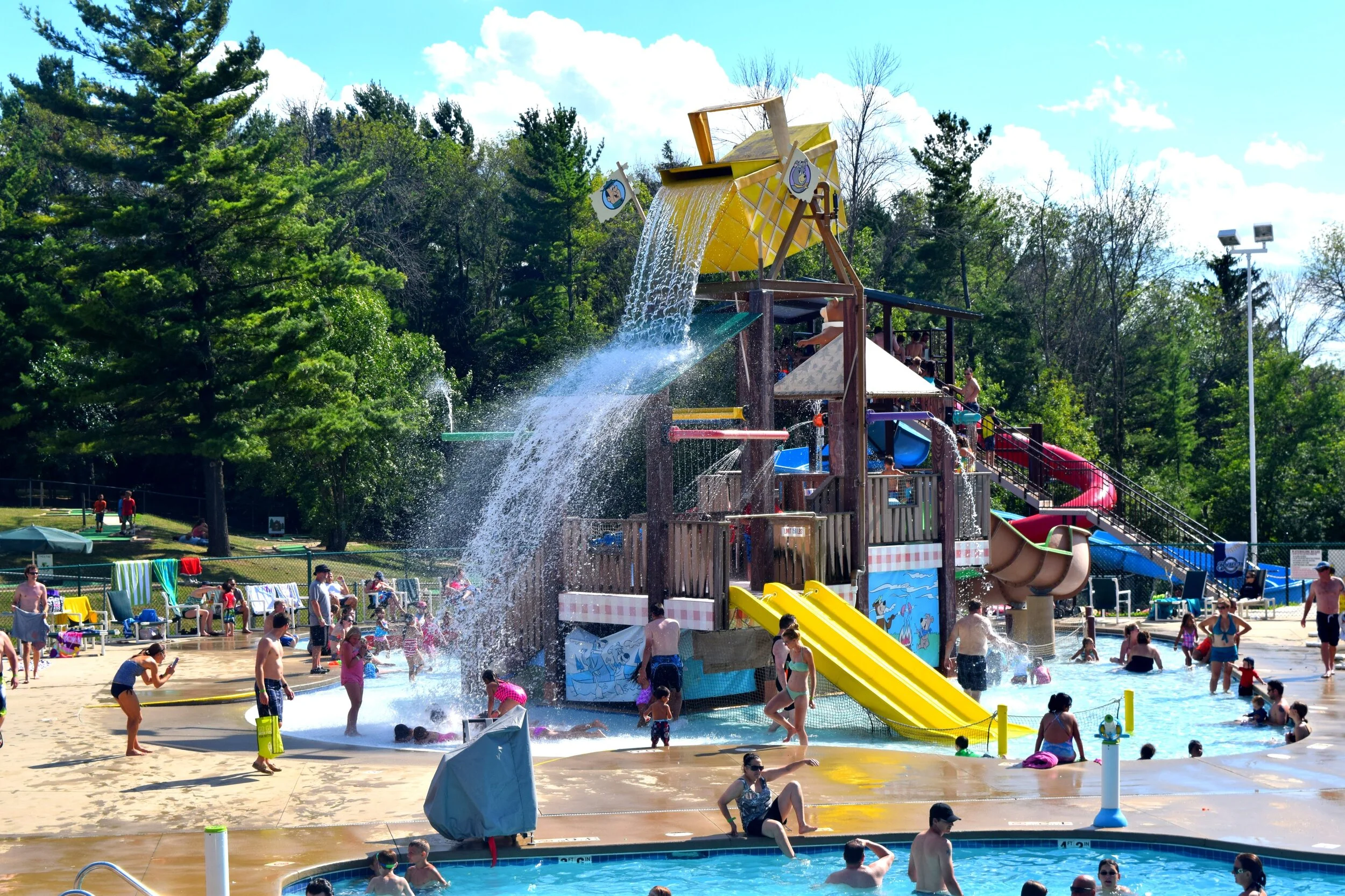 Water Attractions — Jellystone Park™ CampResort in Caledonia