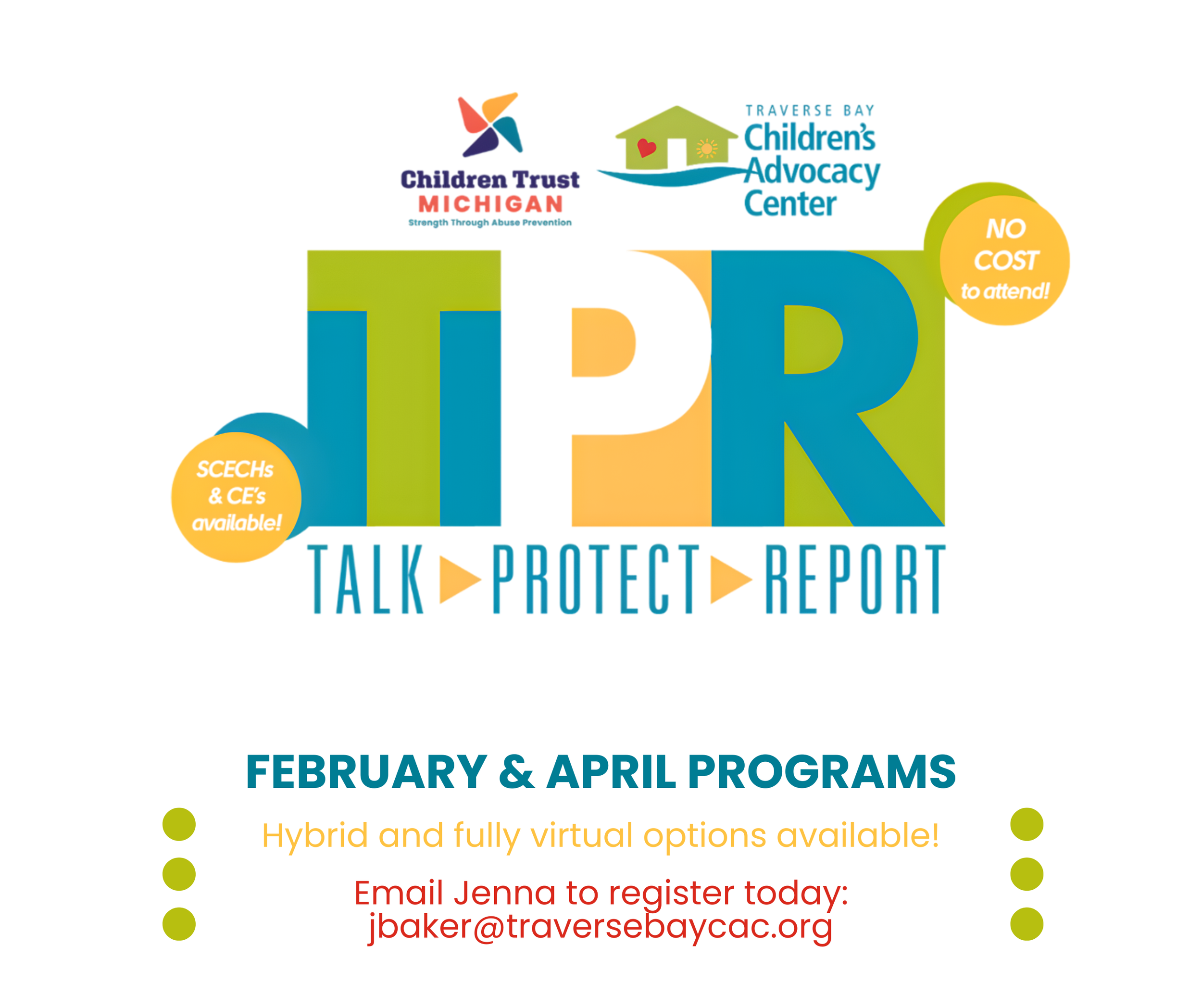 Upcoming Talk.Protect.Report.™ Trainings