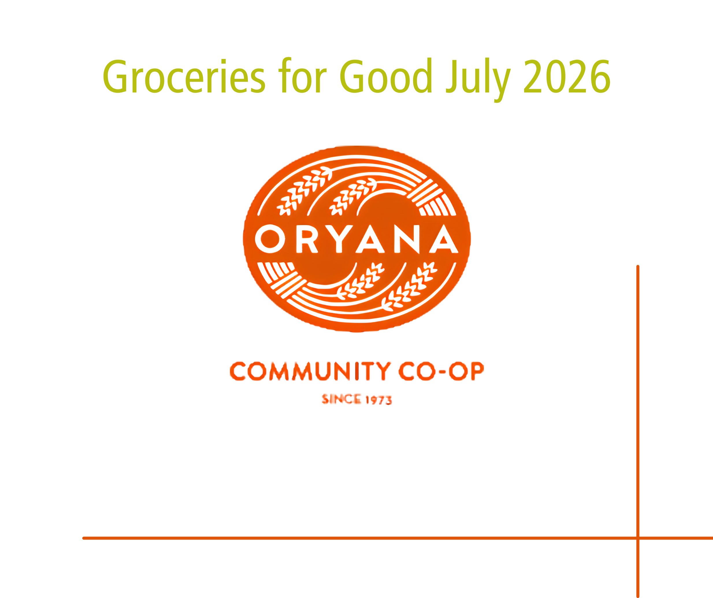 Oryana Groceries For Good