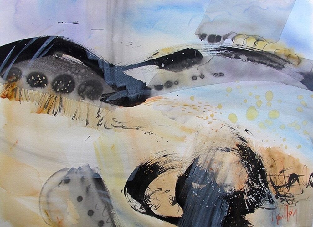 Watercolour Painting Course abstract landscapes with Paul Riley ...