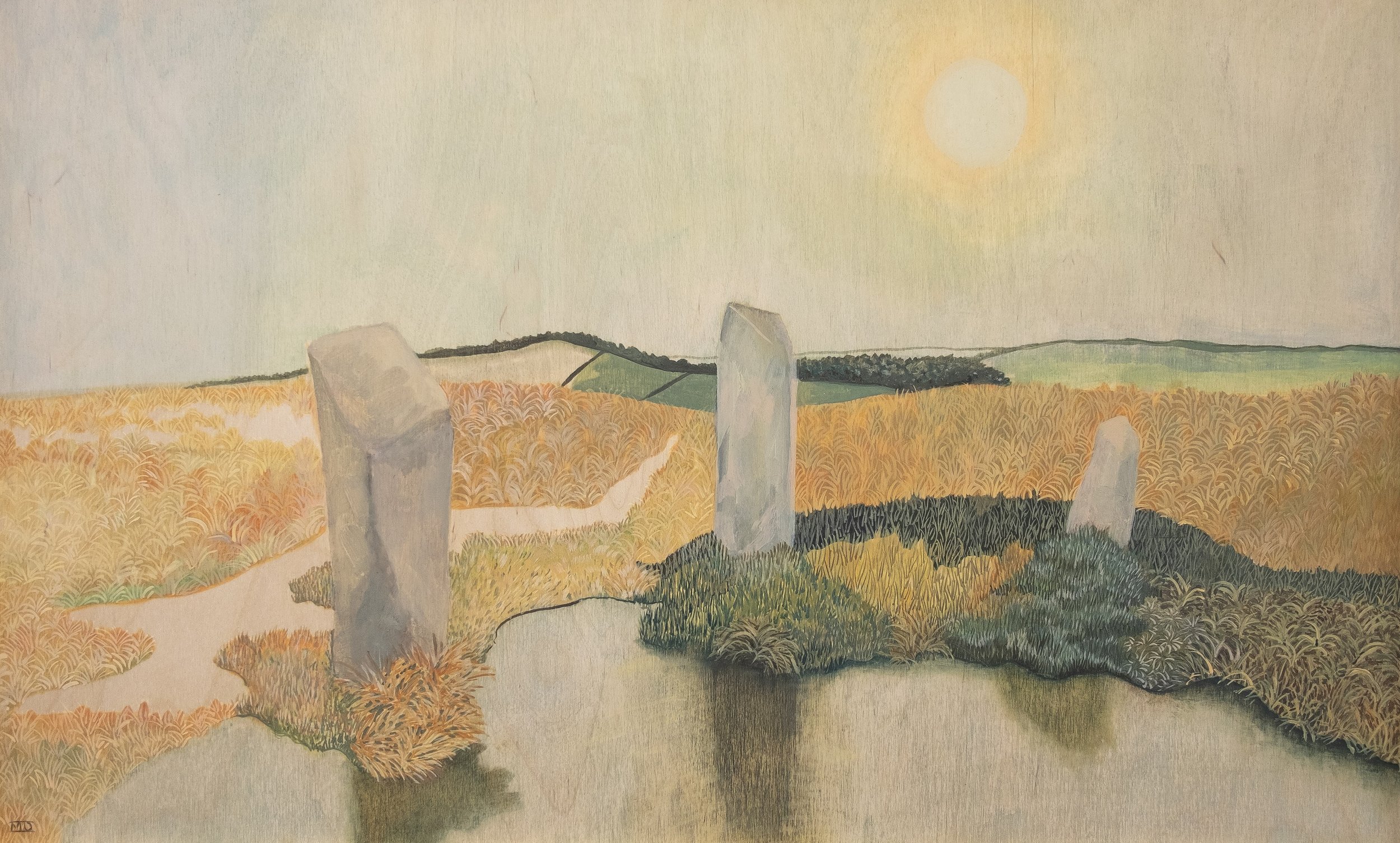 OIL PAINTING - MEREDITH OWEN - AN ESSENCE OF PLACE 3 day course.