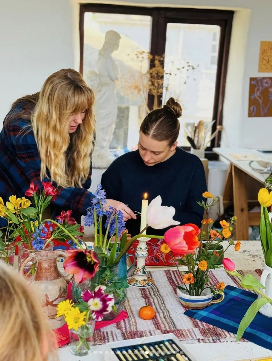 PAINTING -MIXED MEDIA with ROSIE HARBOTTLE Natures Patterns.