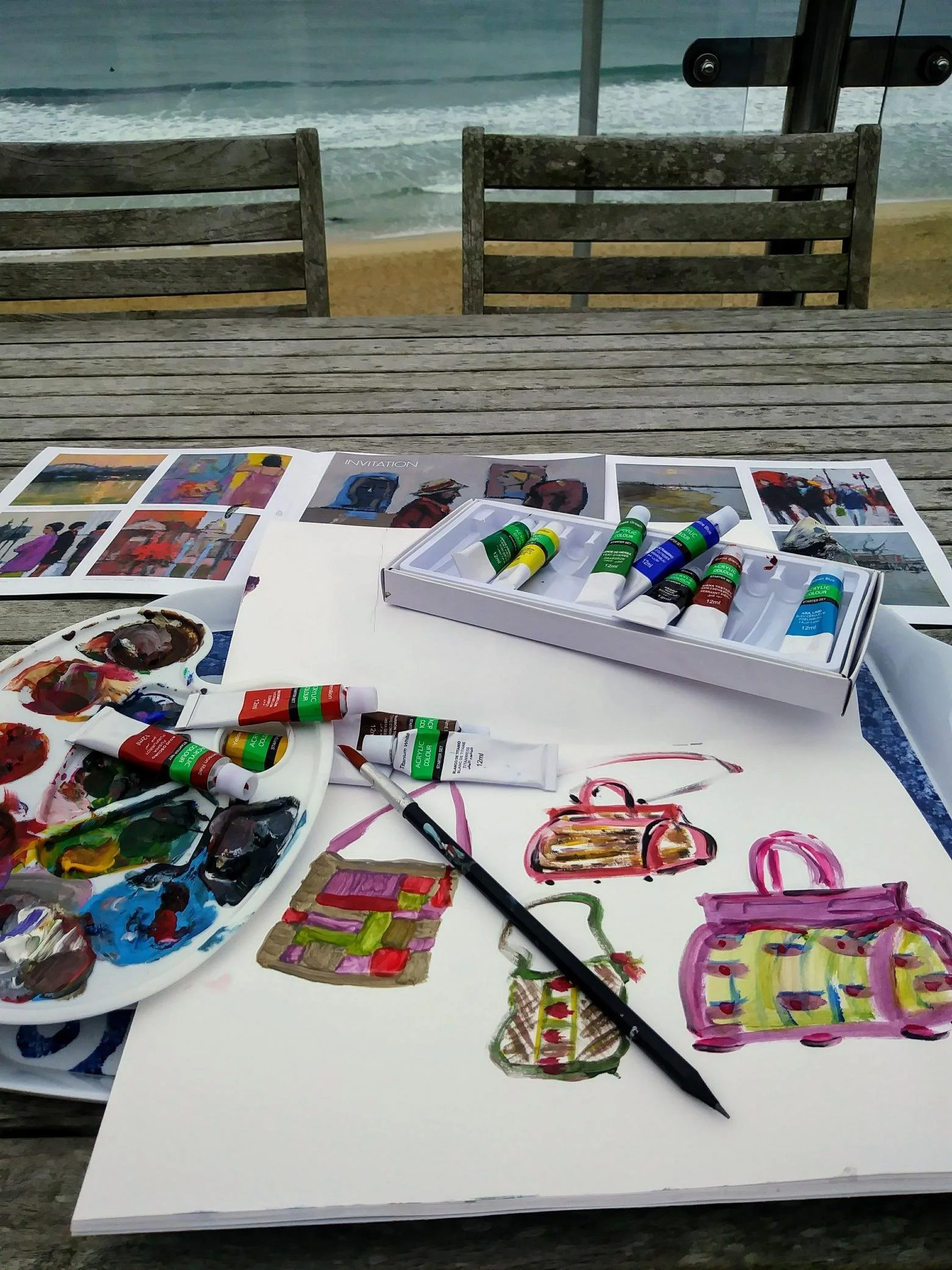 Playing with colours...by the sea.