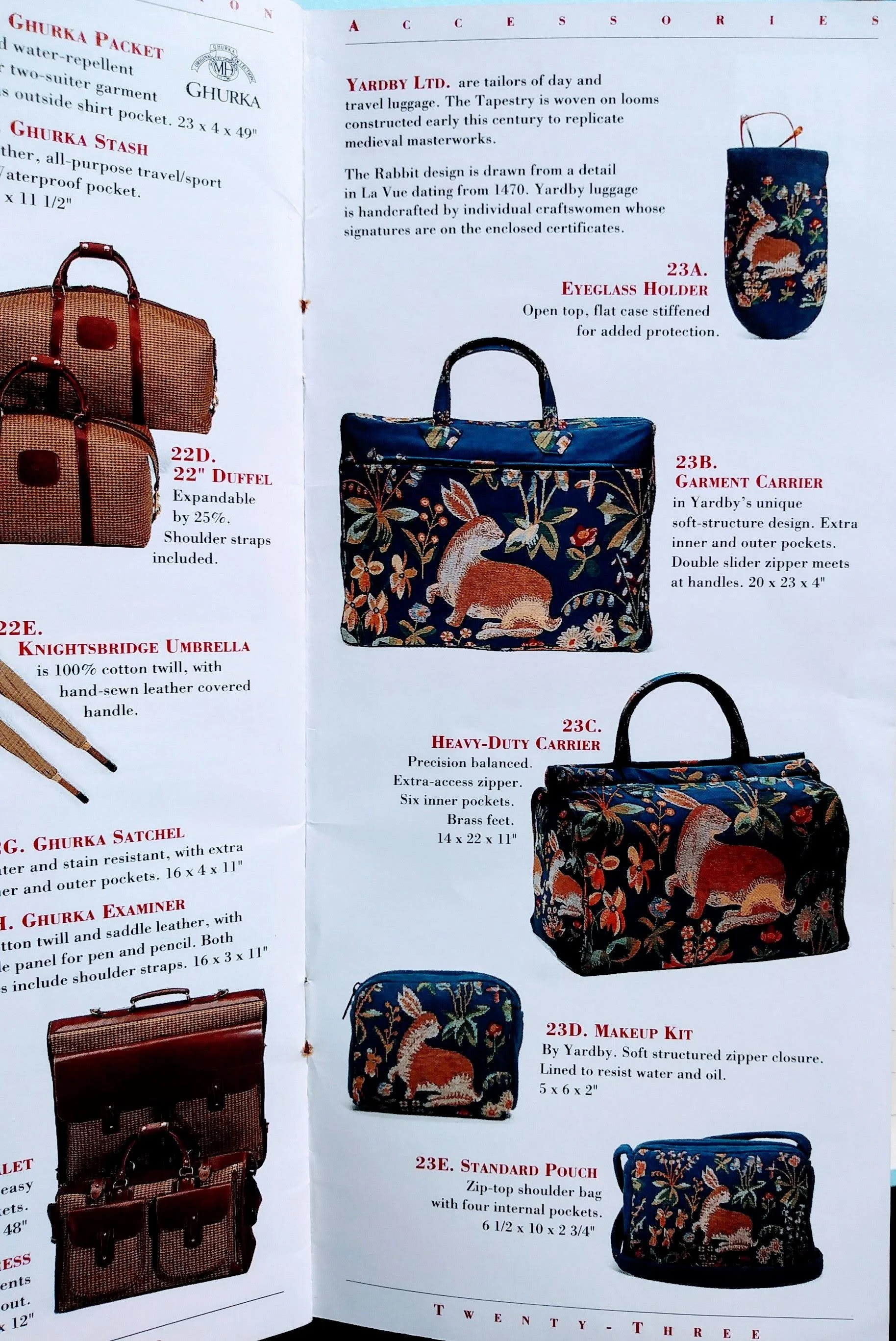 Crouch & Fitzgerald's catalogue New York 1991. 